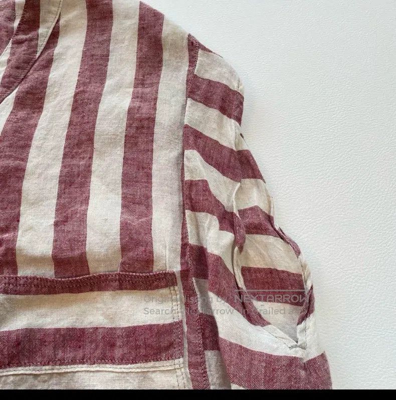 Kapital Kapital Striped linen lace-ups vest blouse Size S / US 4 / IT 40 - 7 Thumbnail