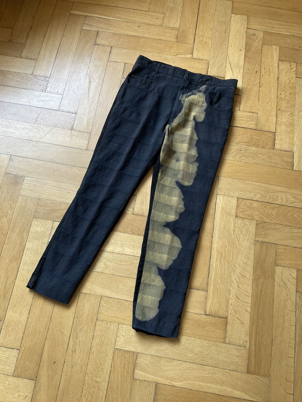 Haider Ackermann SS17 Bleached Two Tone Suede Trousers Size US 30 / EU 46 - 1 Thumbnail