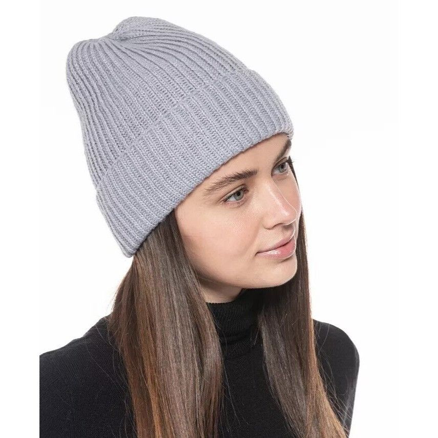 Other Style & Co Women's Solid Shine Cuff Beanie Gray Size ONE SIZE - 2 Thumbnail