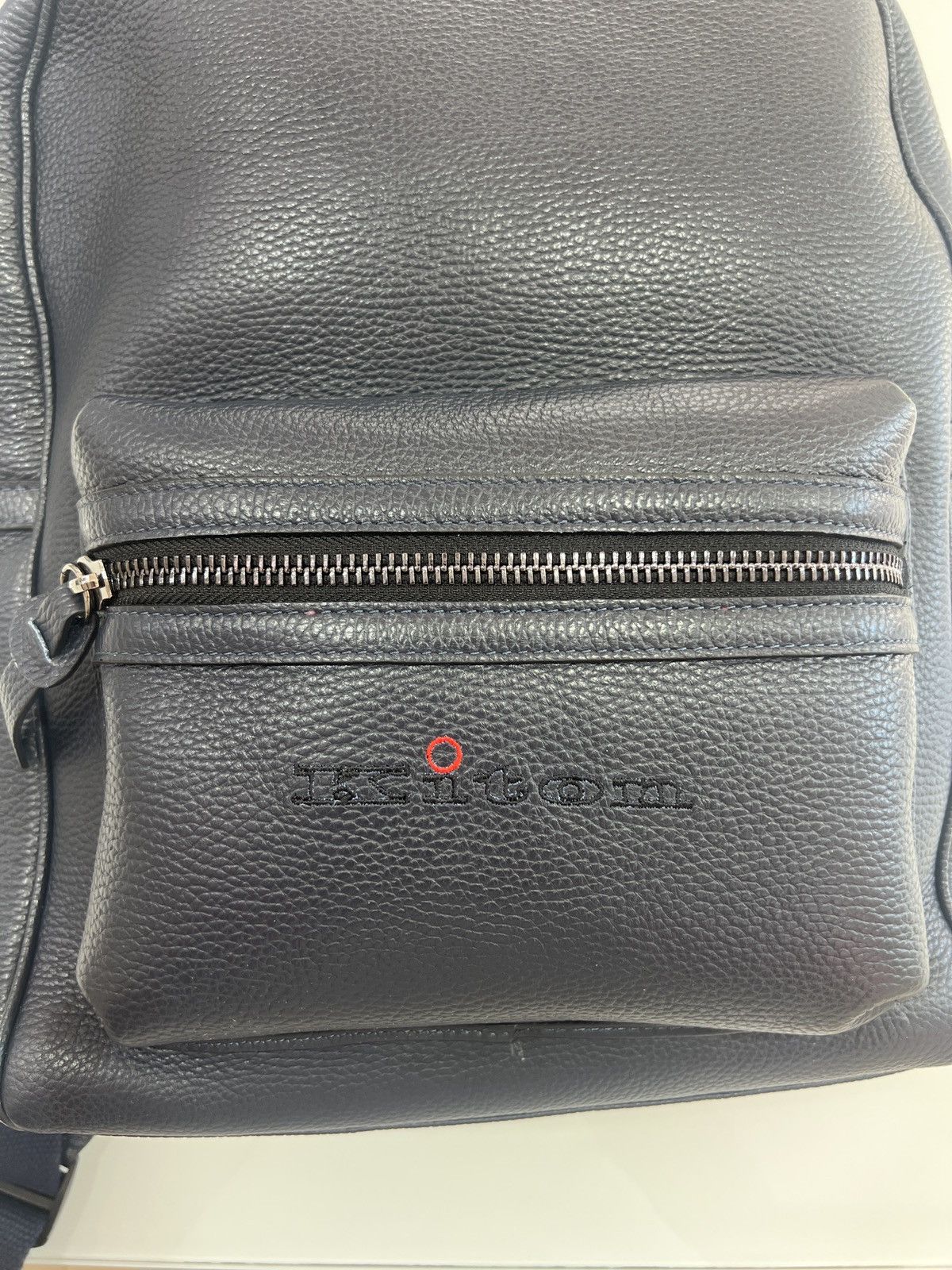 Kiton Kiton Blue Leather Backpack New With Tags Retail €1100 Size ONE SIZE - 6 Thumbnail