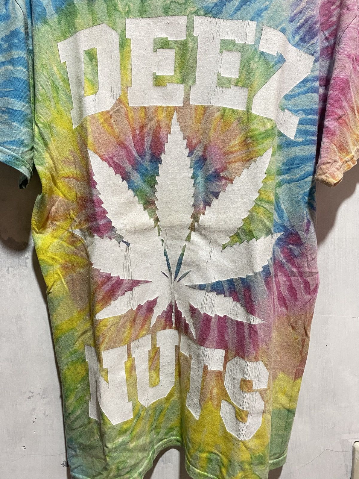 Band Tees Deez nuts hardcore to high to die tie dye tshirt Size US M / EU 48-50 / 2 - 5 Thumbnail