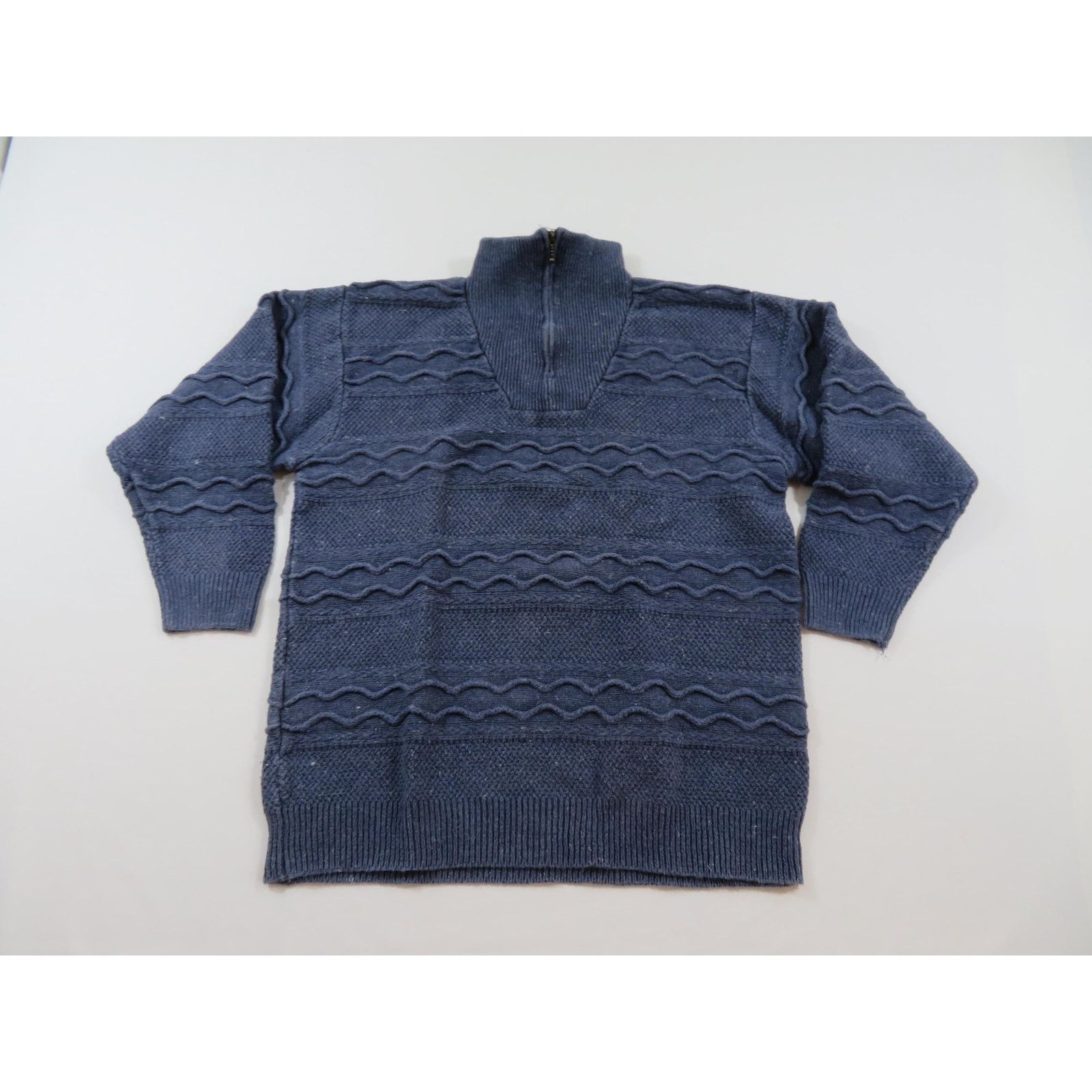 Other St Johns Bay Knit Textured Sweater, 1/4 Zip Sz XL 1990s Size US XL / EU 56 / 4 - 1 Thumbnail