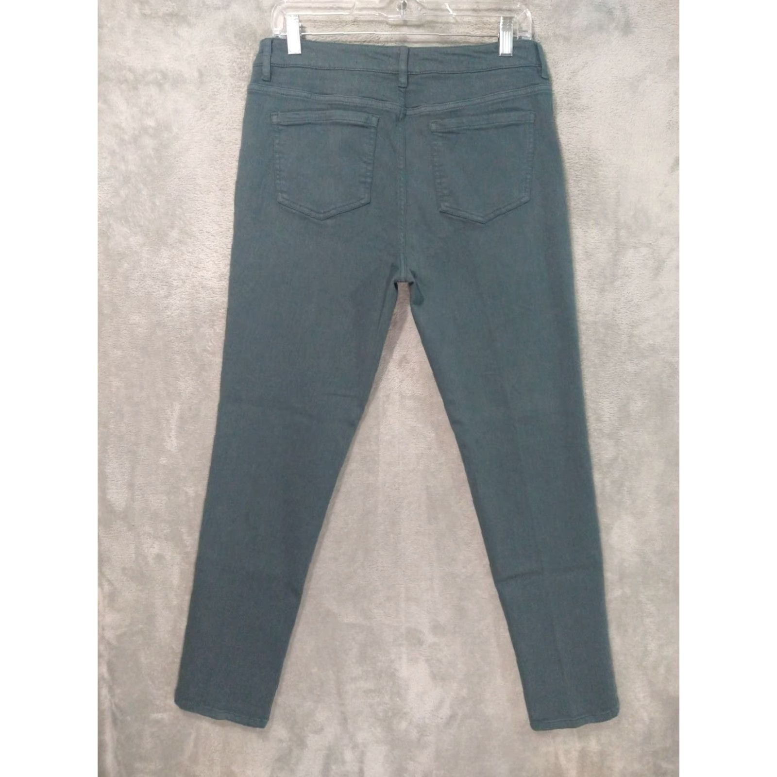 Denime J Jill Jeans Womens 12 Blue Denim Boyfriend Straight Leg Ankle Mid Rise Stretch Jeans Womens Medium Rise Blue Denim 5-Pocket Design Mens? Size 30" / US 8 / IT 44 - 2 Thumbnail