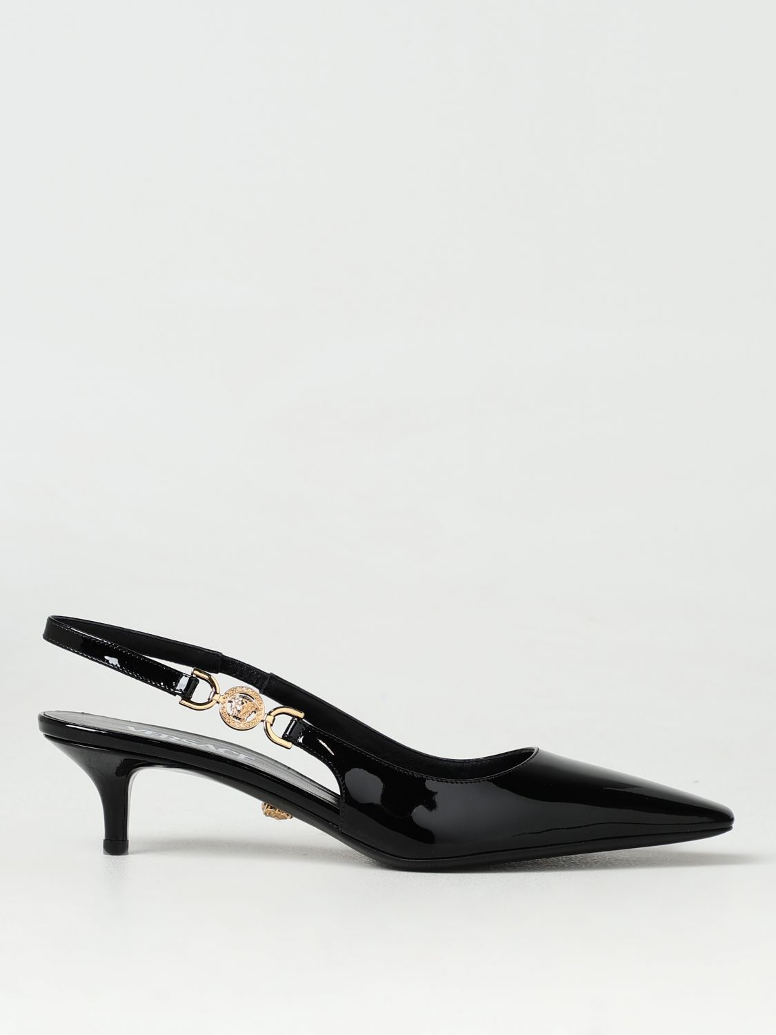 image of Versace High Heel Shoes Woman Black, Women's (Size 8)