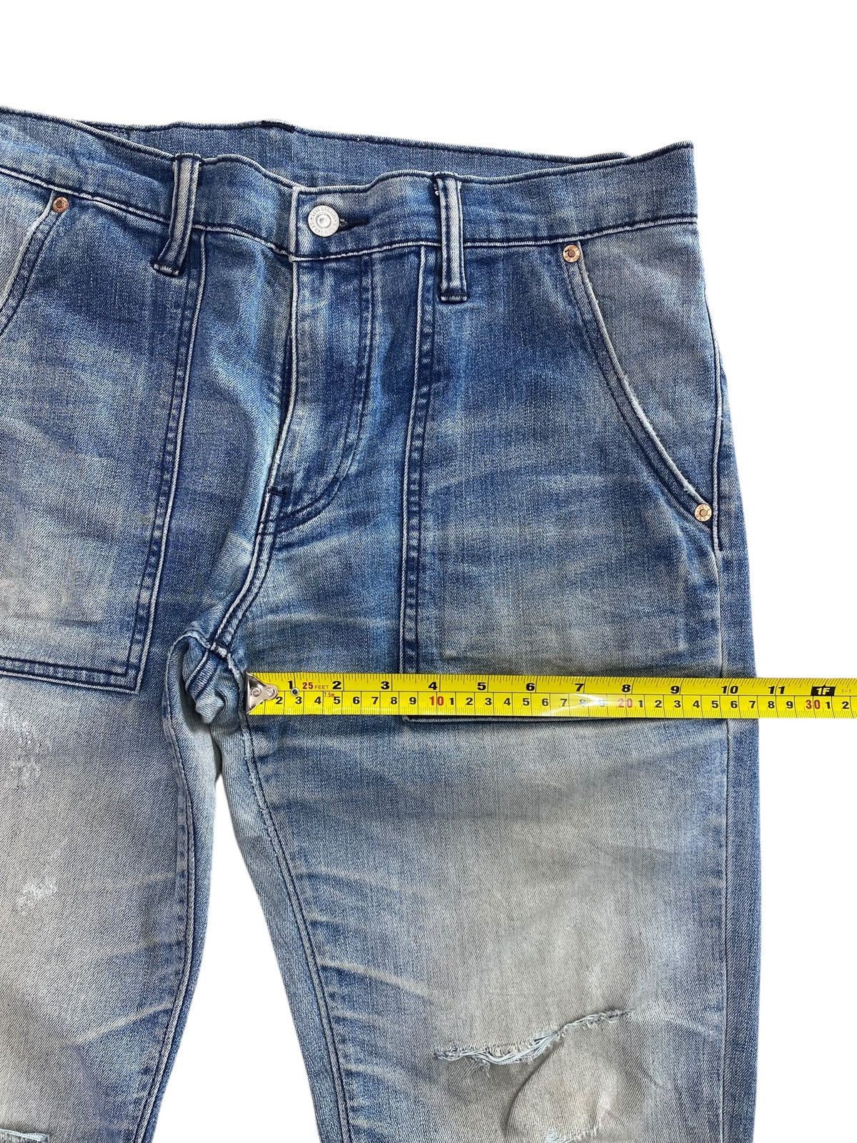 Levi's Levi’s Faded Blue Wash Style Ripped Jeans Size US 34 / EU 50 - 7 Thumbnail