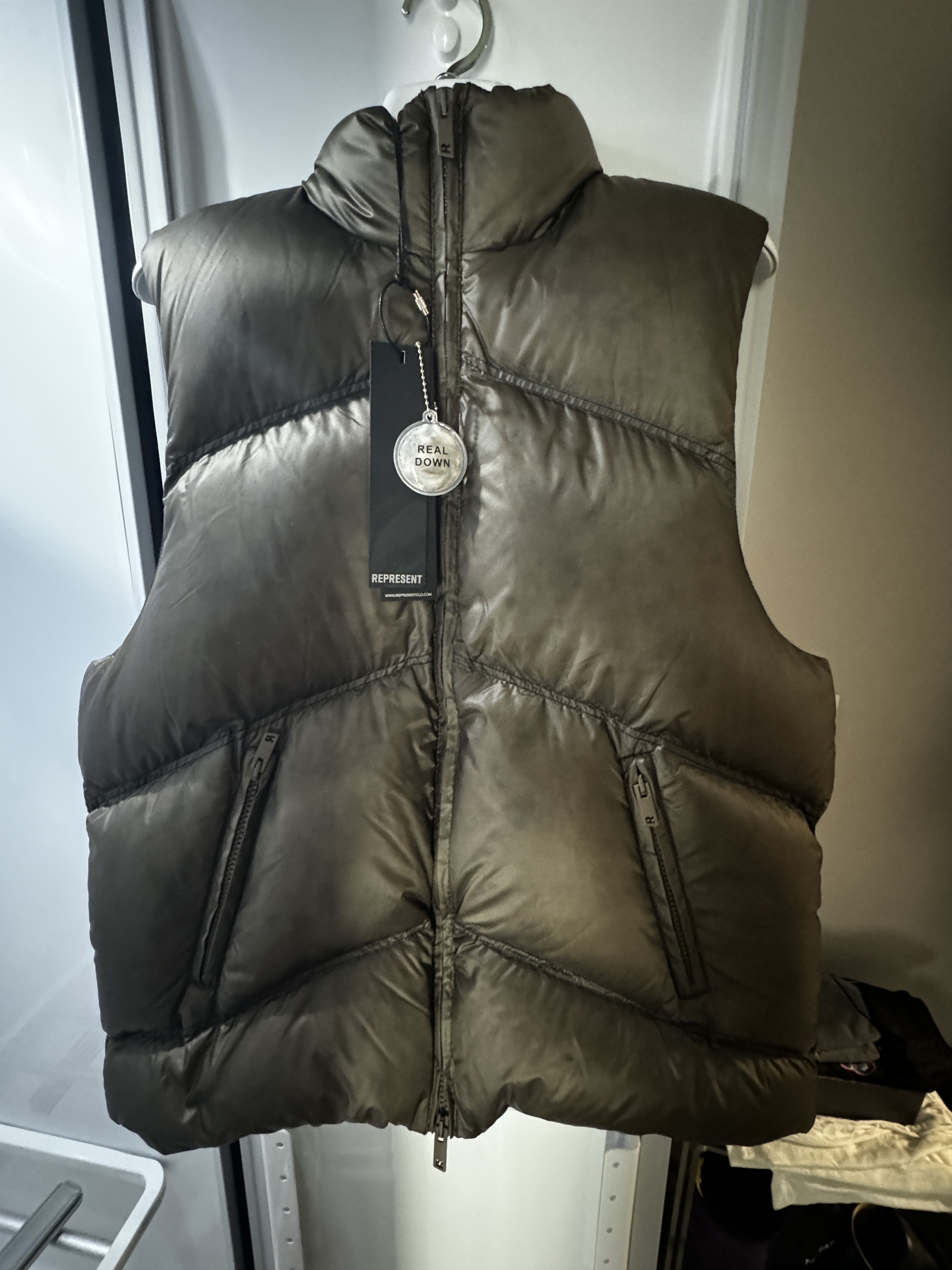 Represent Clo. Washed Puffer Gilet Size US S / EU 44-46 / 1 - 2 Thumbnail