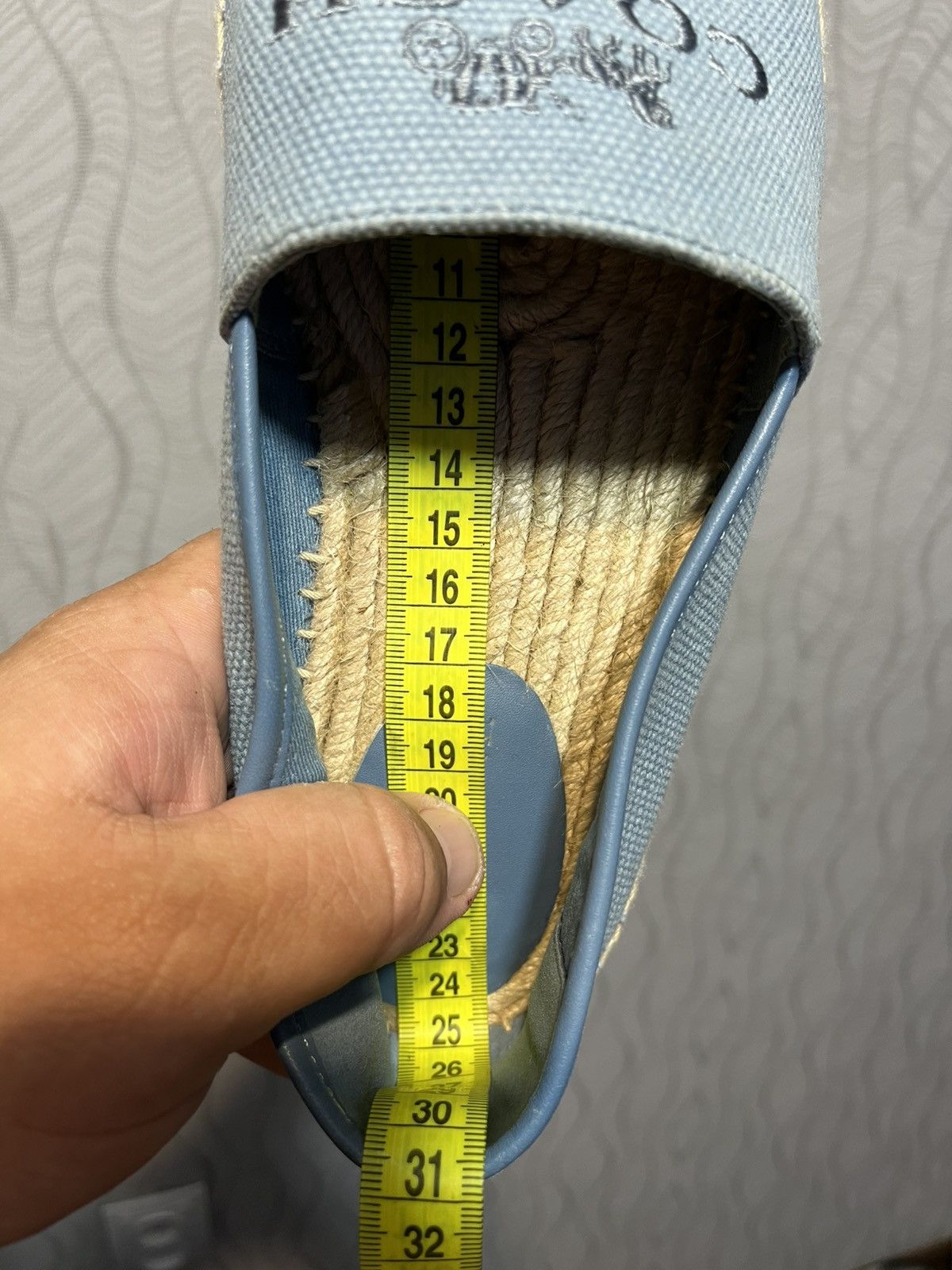 Coach COACH Logo Blue Canvas Espadrille Slip On Sandals Shoes US8 Size US 8 / IT 38 - 13 Thumbnail