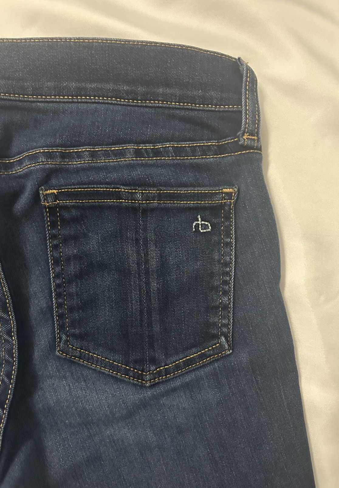 Rag & Bone Rag & Bone Skinny Jeans Women’s 27 Dark Wash Designer Denim Size 27" / US 4 / IT 40 - 4 Thumbnail