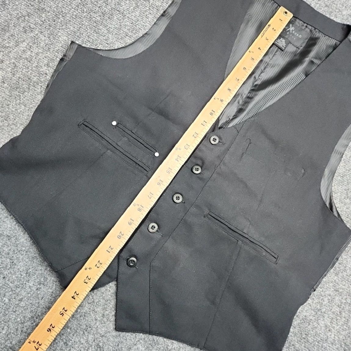 Marcs Marc Ecko Waistcoat Vest Men 2XL Time Square Gothic Casual Party/Cocktail Shirt? Size US XXL / EU 58 / 5 - 4 Thumbnail