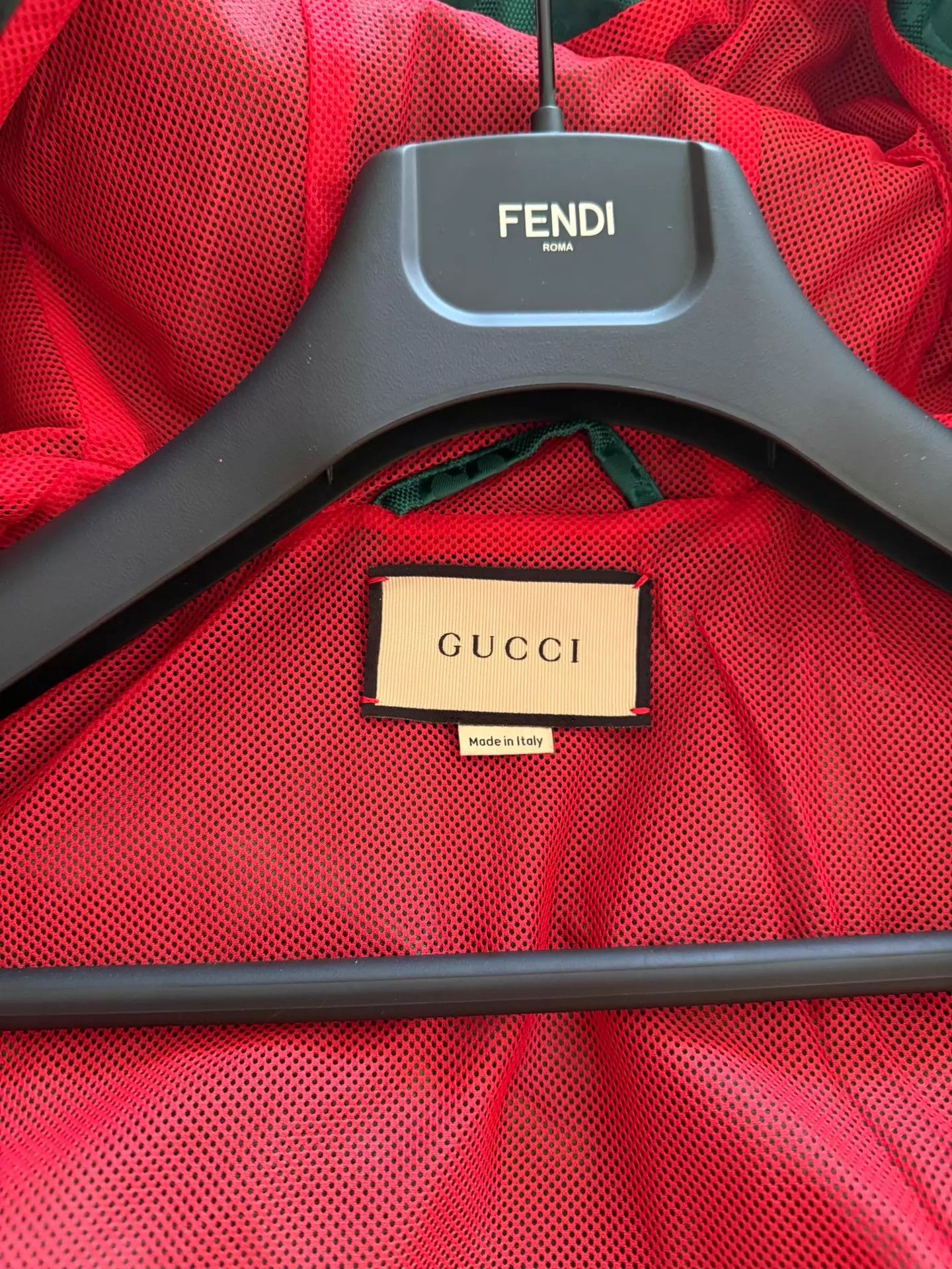 Gucci Gucci Full Logo Green Jacket Size 50 Size US M / EU 48-50 / 2 - 5 Thumbnail