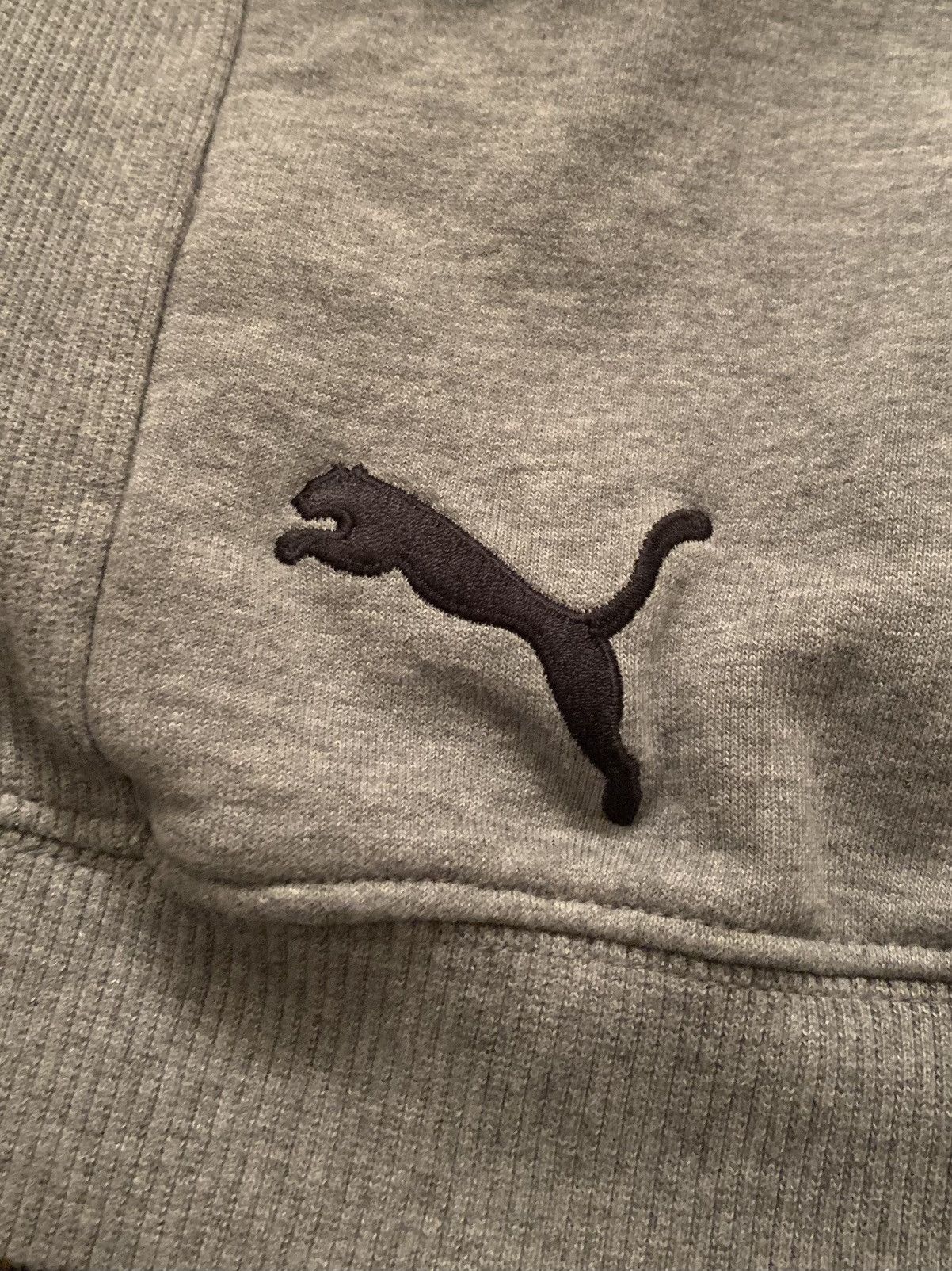 Puma Vintage Y2K Puma X Sankuanz Rubberized Logo Grey LS Hoodie Size US S / EU 44-46 / 1 - 6 Thumbnail