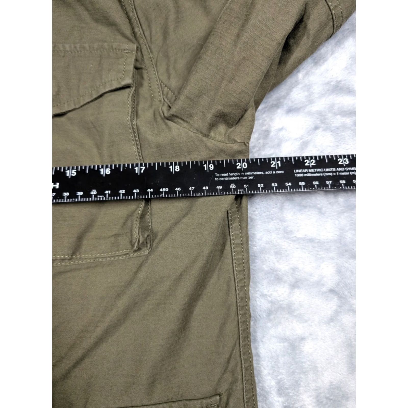 Lucky Brand Lucky Brand Jacket Mens Small Green Cotton Military Coat Field Chore Barn Shirt? Size US S / EU 44-46 / 1 - 3 Thumbnail