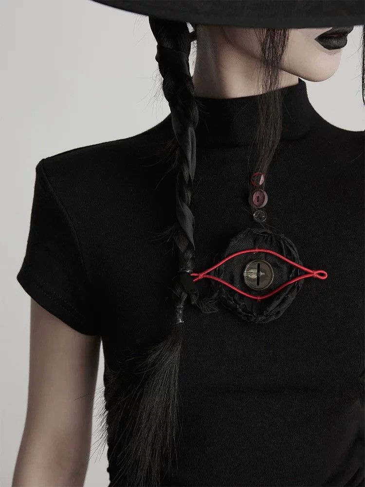 Other Black eye details high neck t-shirt Size M / US 6-8 / IT 42-44 - 2 Thumbnail