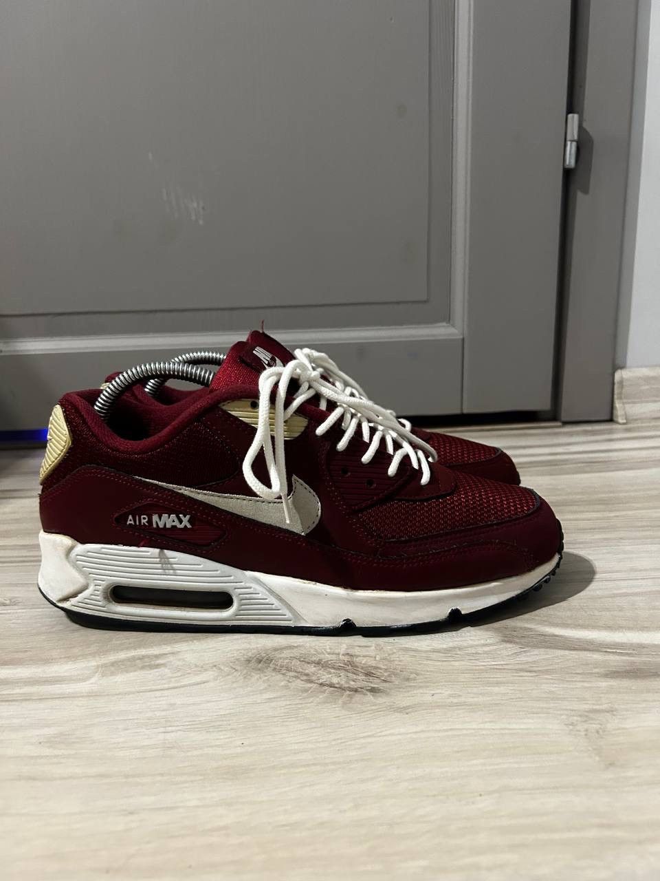 Sneakers Nike Air Max 90 2014 Y2K Shoes in Red, Men's (Size 8.5)