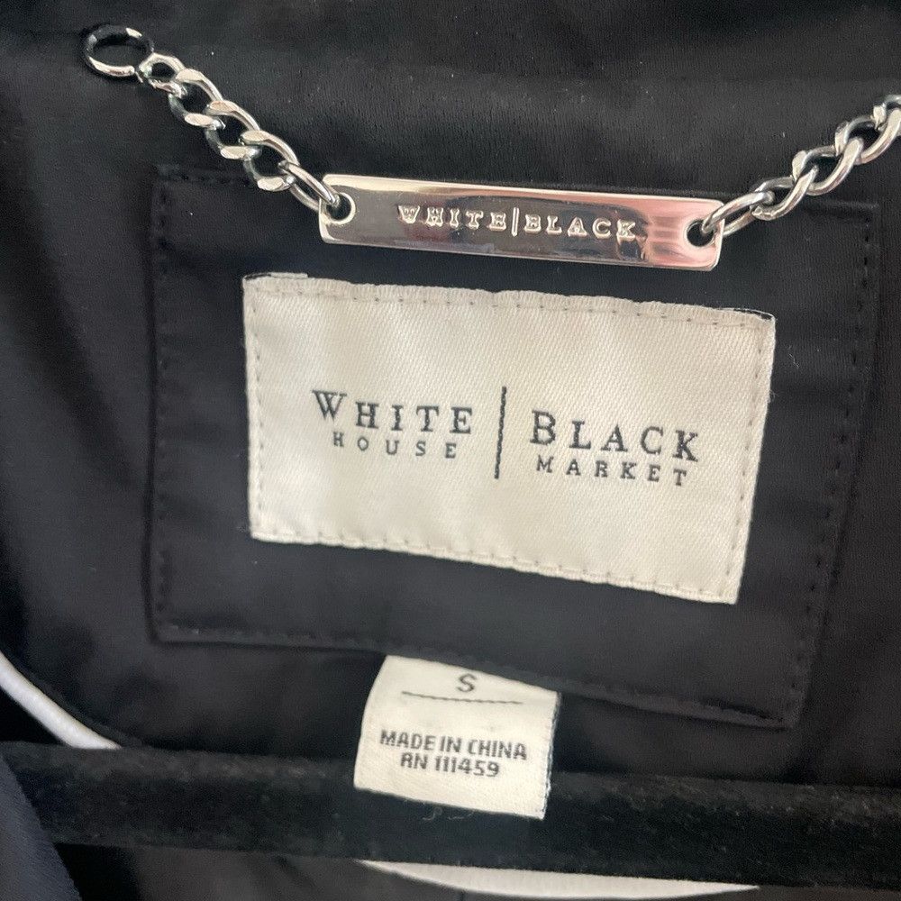 White House Black Market White House black market black blazer jacket top with no po Size S / US 4 / IT 40 - 3 Thumbnail