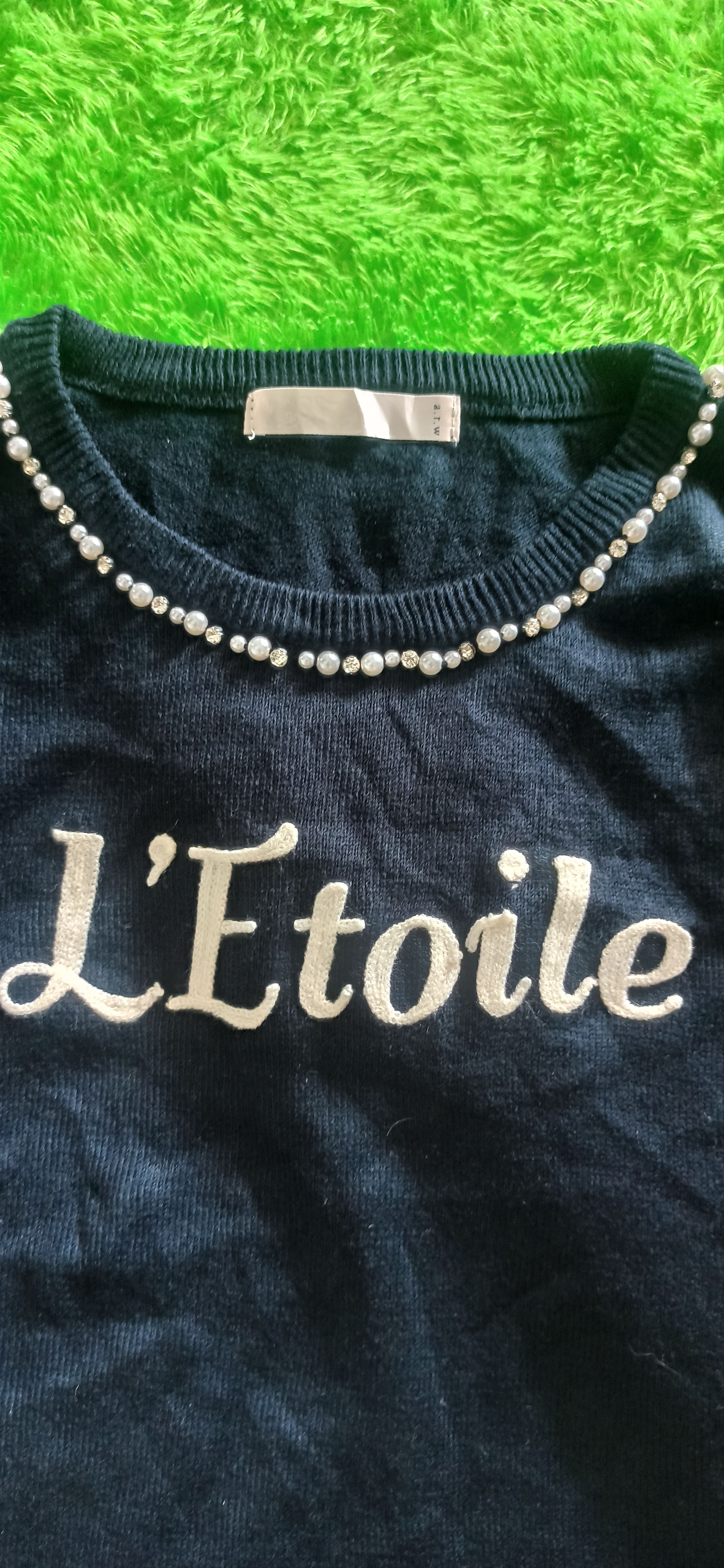 Homespun Knitwear × Japanese Brand A.R.W Navy L'Etoile Knitwear Size S / US 4 / IT 40 - 3 Thumbnail