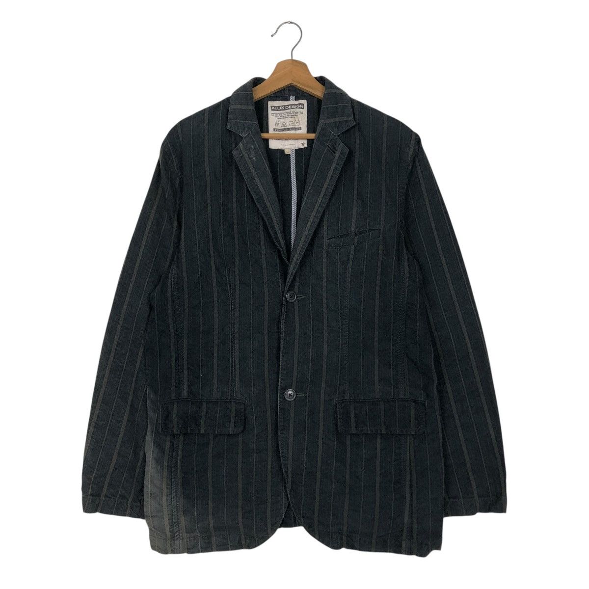 Japanese Brand 🔥SUN FADED DESIGN HICKORY CHORE JACKET ALLIX ISSEY MIYAKE Size US L / EU 52-54 / 3 - 3 Thumbnail