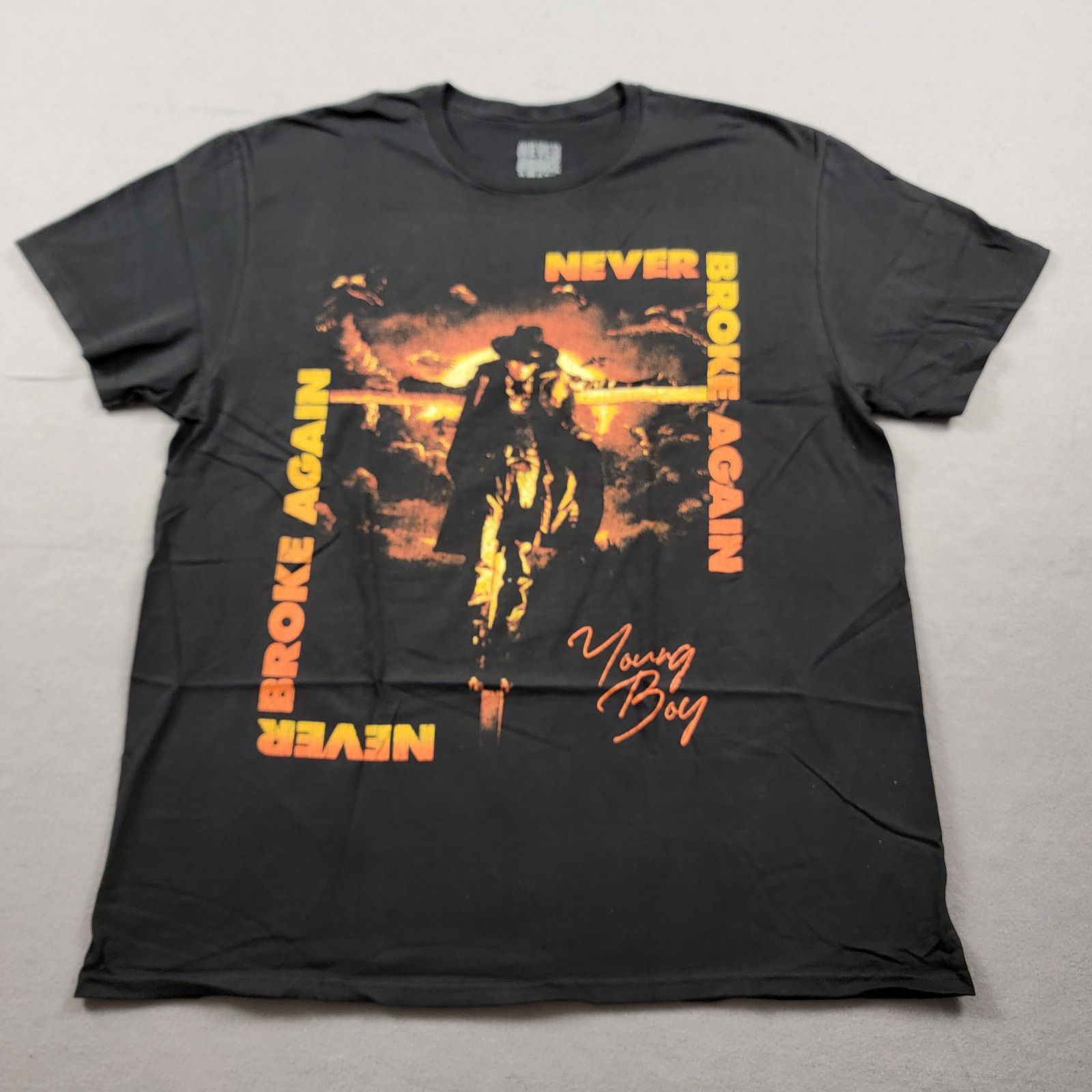 NBA Young Boy Never Broke Again Gunslinger Tshirt Black Sz XL Size US L / EU 52-54 / 3 - 1 Thumbnail