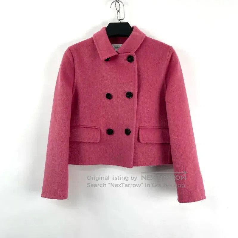 Dior Dior Women's Pink Wool Jacket for Spring/Fall . Size XS / US 0-2 / IT 36-38 - 1 Thumbnail