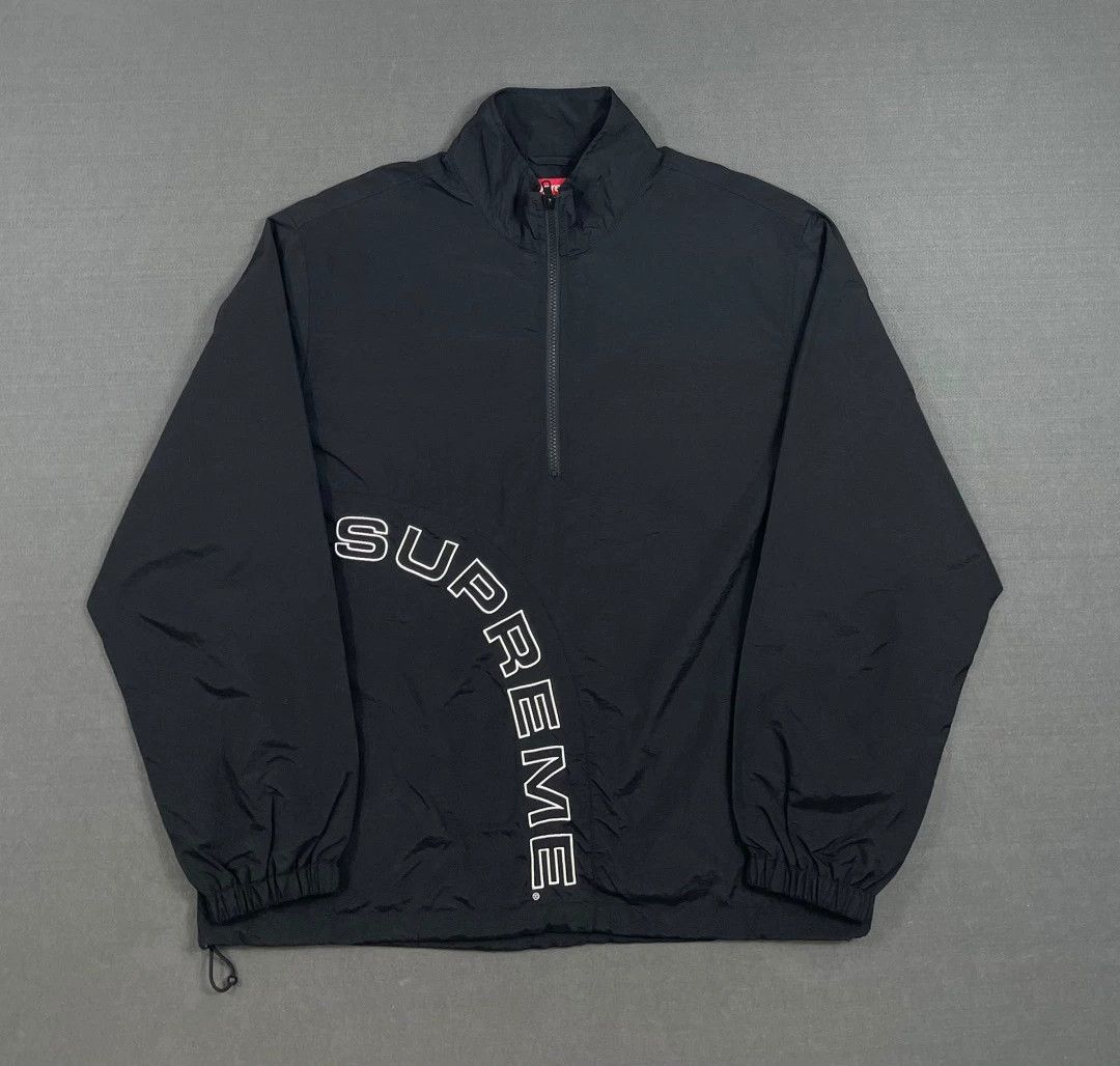 Supreme Supreme 18SS Half-Zip Logo Jacket Black L (Unworn) Size US L / EU 52-54 / 3 - 1 Thumbnail