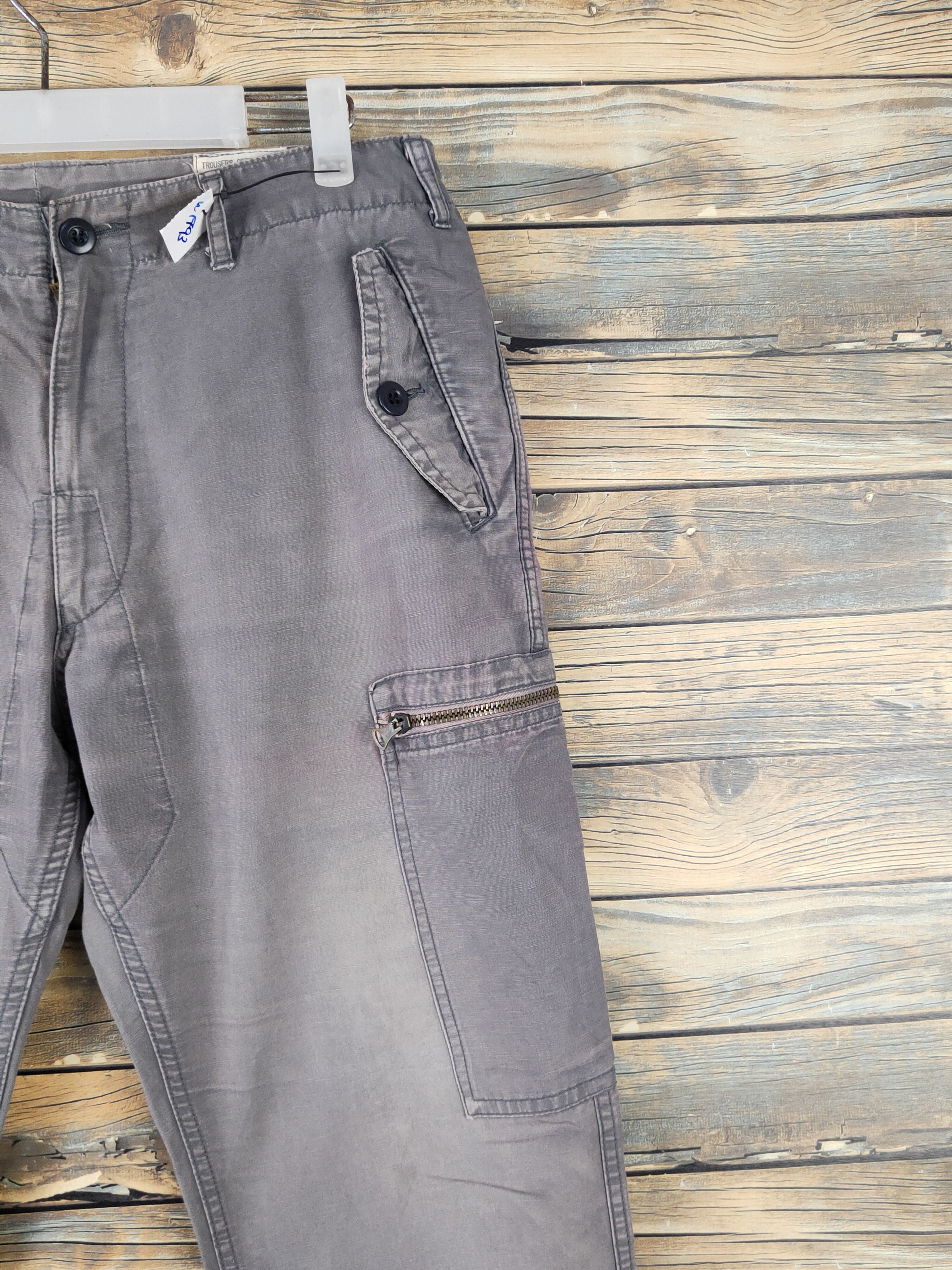 Japanese Brand On Glory Dark Gray Multipocket Tactical Cargo Pants #W1793 Size US 30 / EU 46 - 5 Thumbnail
