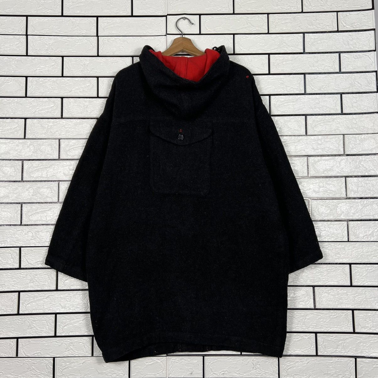 United Colors Of Benetton WINTER BENETTON Red Lined Hooded Coat Jacket #4141-C189 Size US L / EU 52-54 / 3 - 19 Thumbnail