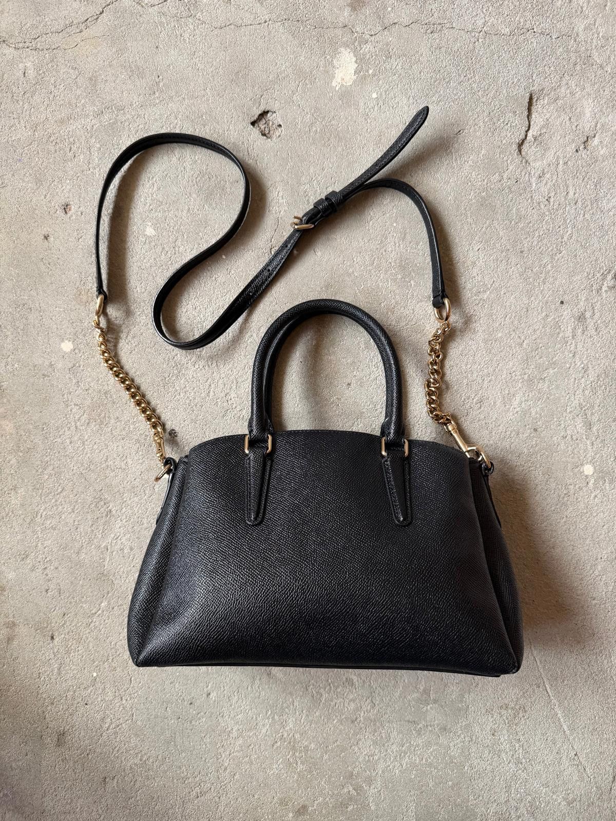Coach Coach 2Way Mini Sage Carryall Shoulder Bag Black Size ONE SIZE - 6 Thumbnail
