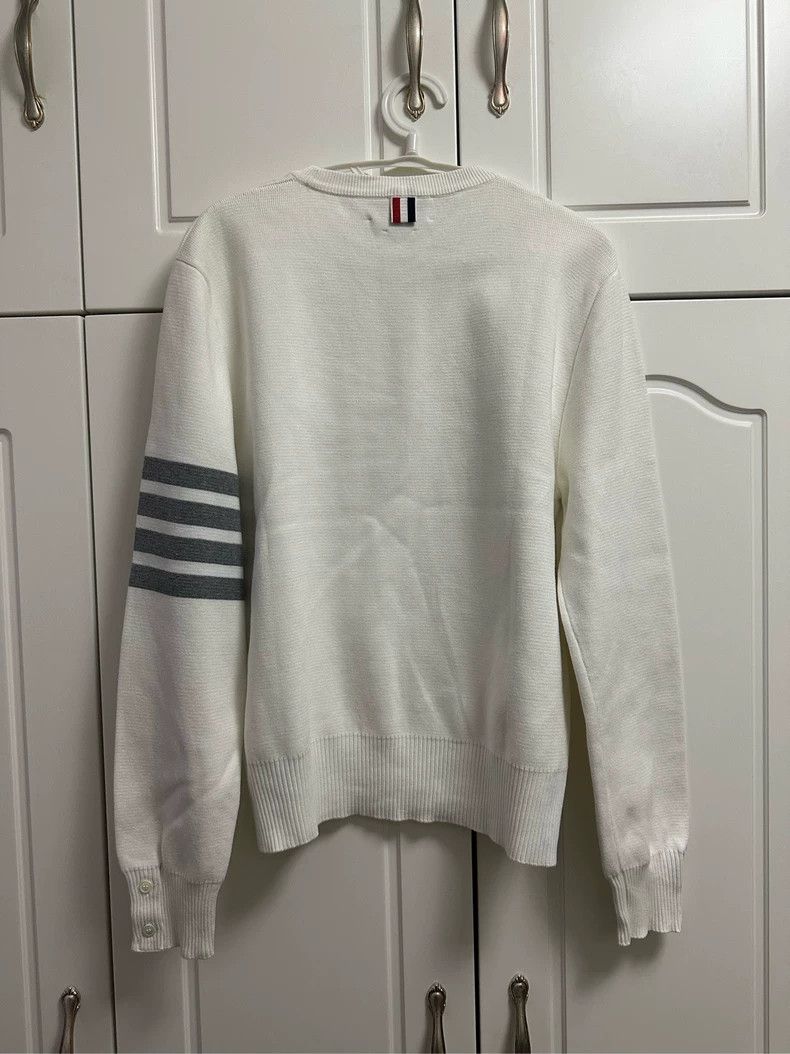 Thom Browne Thom Browne size1 Four stripe knit hoodie Size US S / EU 44-46 / 1 - 2 Thumbnail