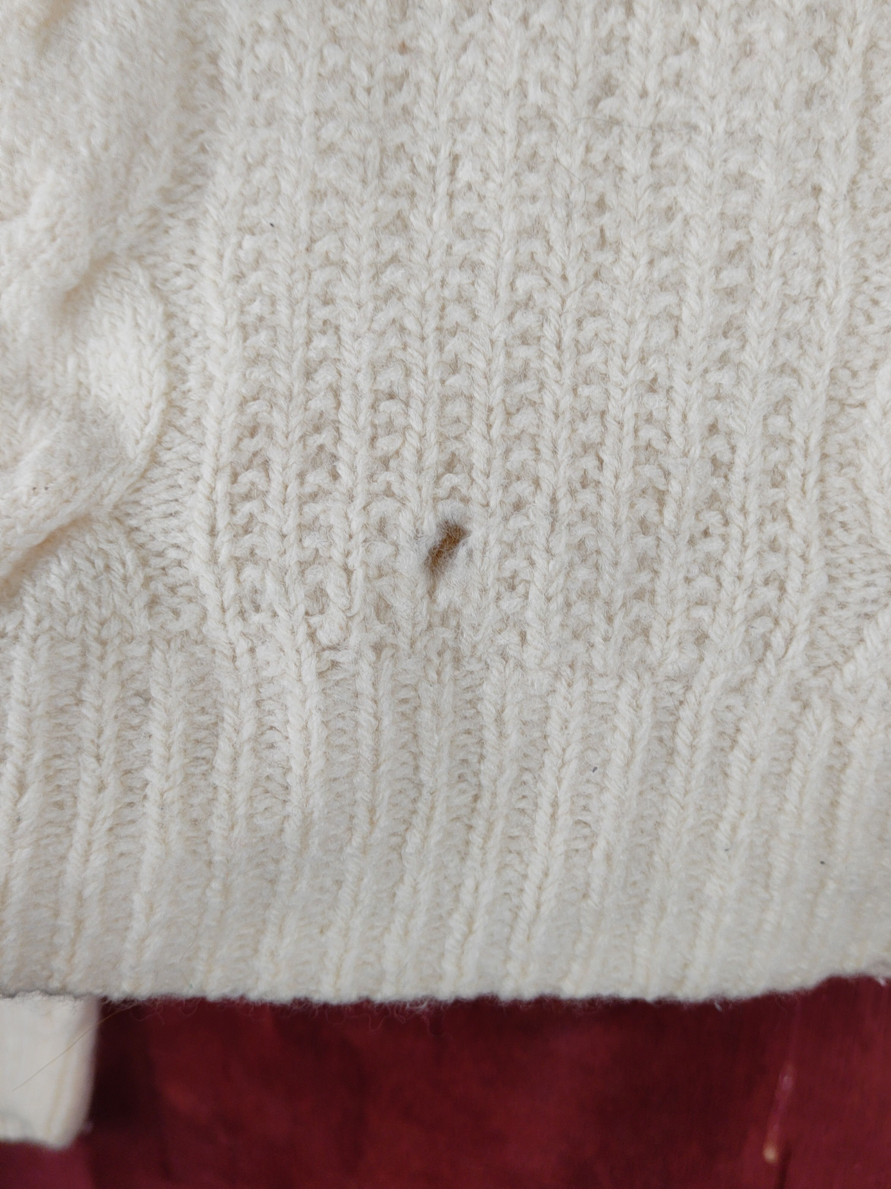 Homespun Knitwear Japanese Brand Cream Knitwear Sweatshirt #S1269 Size L / US 10 / IT 46 - 3 Thumbnail