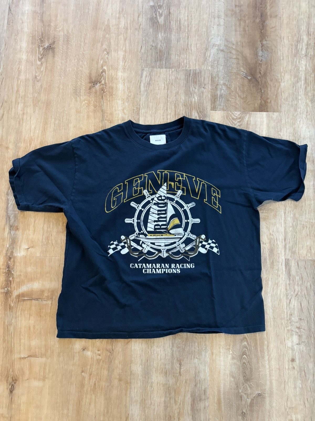 Rhude Rhude Geneve tee size medium Size US M / EU 48-50 / 2 - 1 Thumbnail