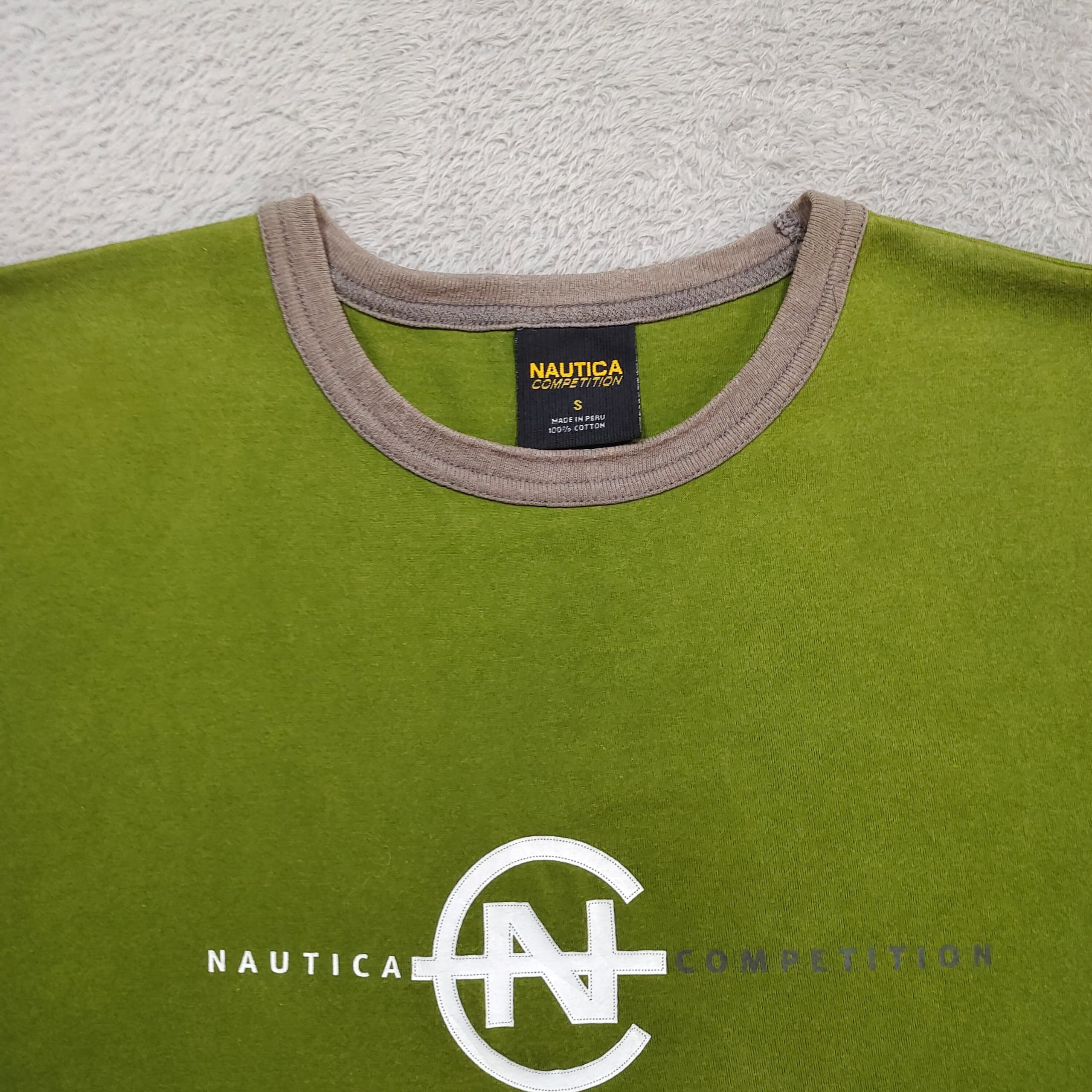 Nautica Vintage Nautica Competition Olive Green T-Shirt Size US S / EU 44-46 / 1 - 3 Thumbnail