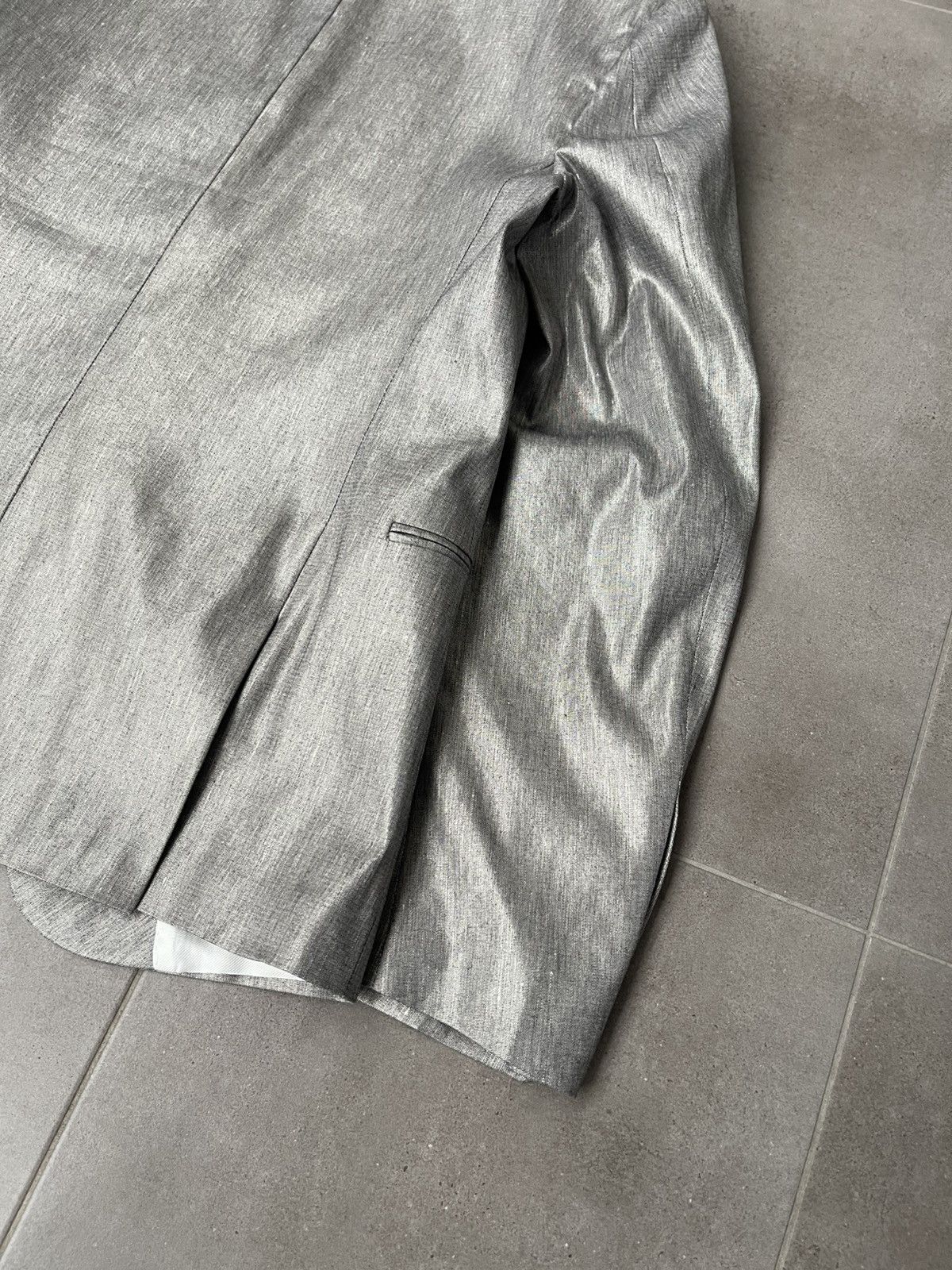 DRYKORN !DS! SS23 Drykorn Foil Gray Blazer Jacket Size US M / EU 48-50 / 2 - 11 Thumbnail