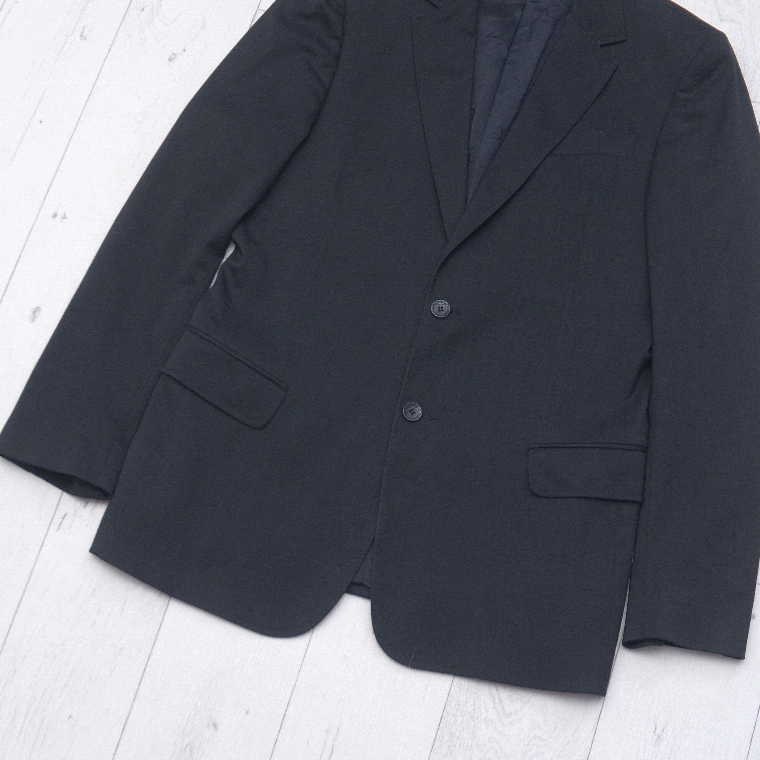 Just Cavalli Luxury Just Cavalli Solid Black Blazer Size 50 Casual Sport Size 50R - 3 Thumbnail
