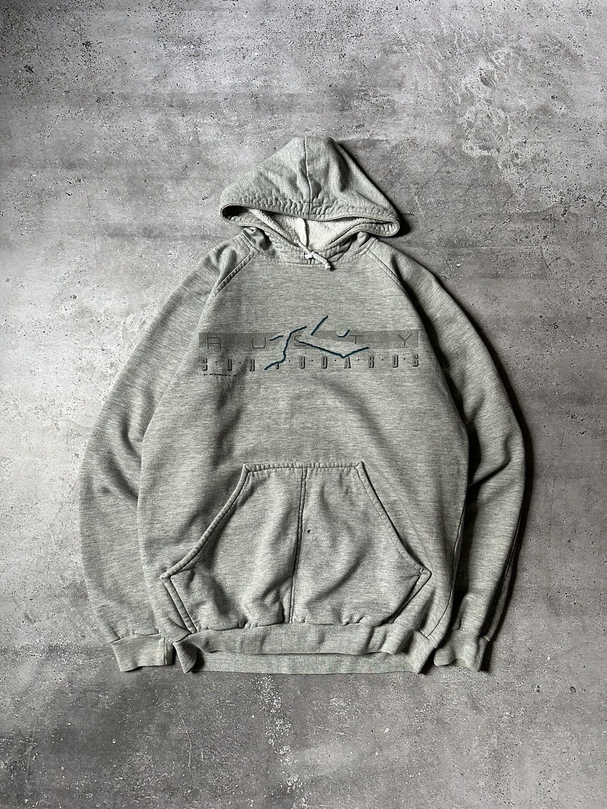 Rusty × Vintage Vintage 1992 Rusty Surfboards Hoodie Size US M / EU 48-50 / 2 - 3 Thumbnail
