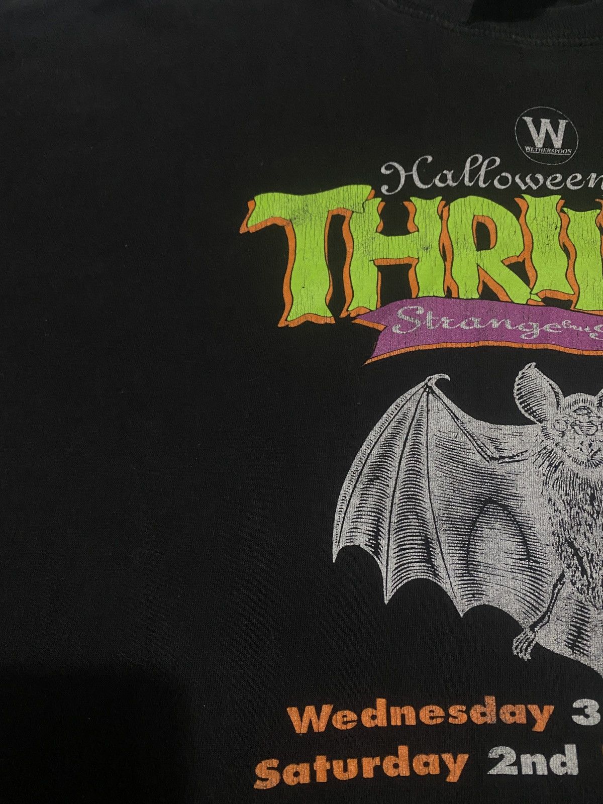 Vintage Blue Thunder vintage 1996 Halloween beer tee shirt Size US XL / EU 56 / 4 - 4 Thumbnail