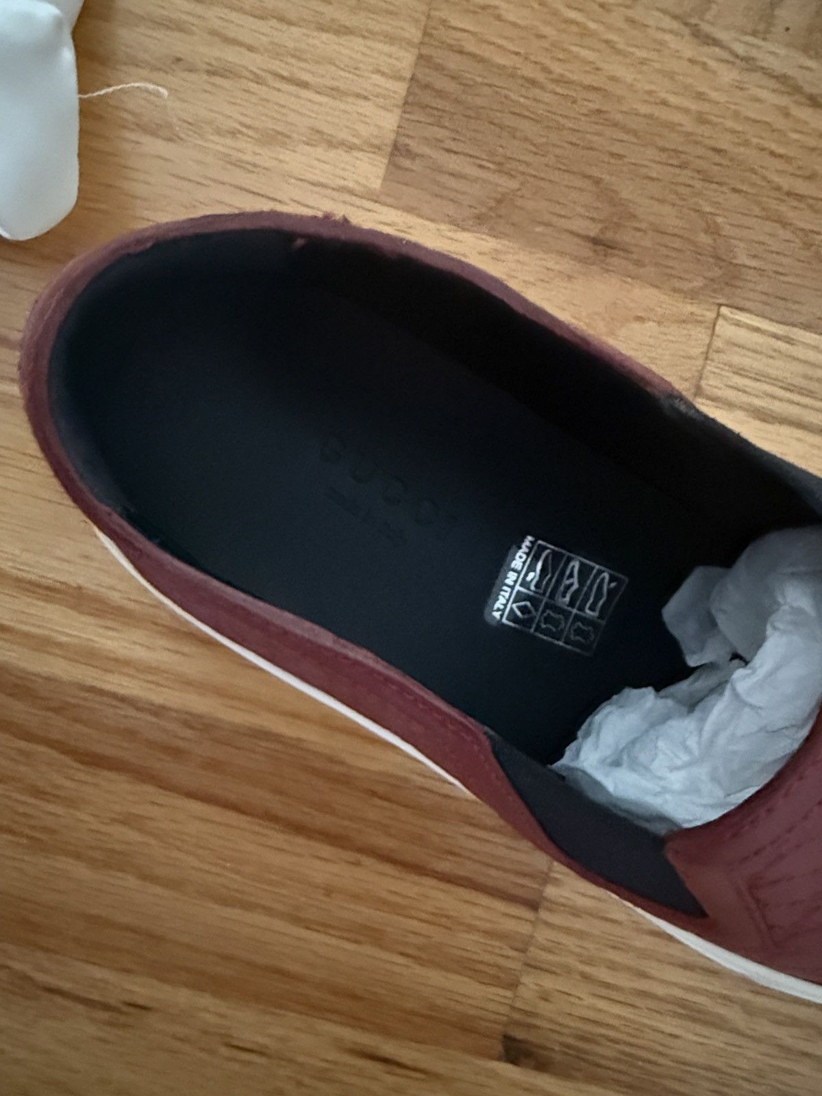 Gucci Gucci Logo Low Top laceless Sneakers Size US 5.5 / IT 35.5 - 7 Thumbnail