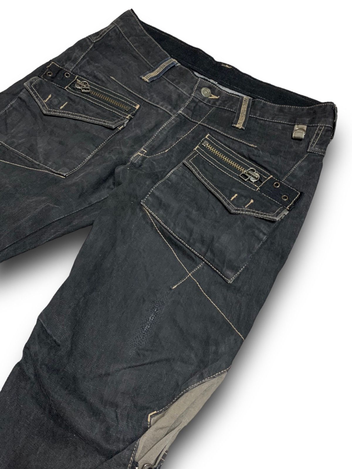 Designer × Japanese Brand × PPFM PPFM MULTI POCKET AND ZIP RARE DESIGN JAPANESE BRAND DENIM Size US 34 / EU 50 - 8 Thumbnail