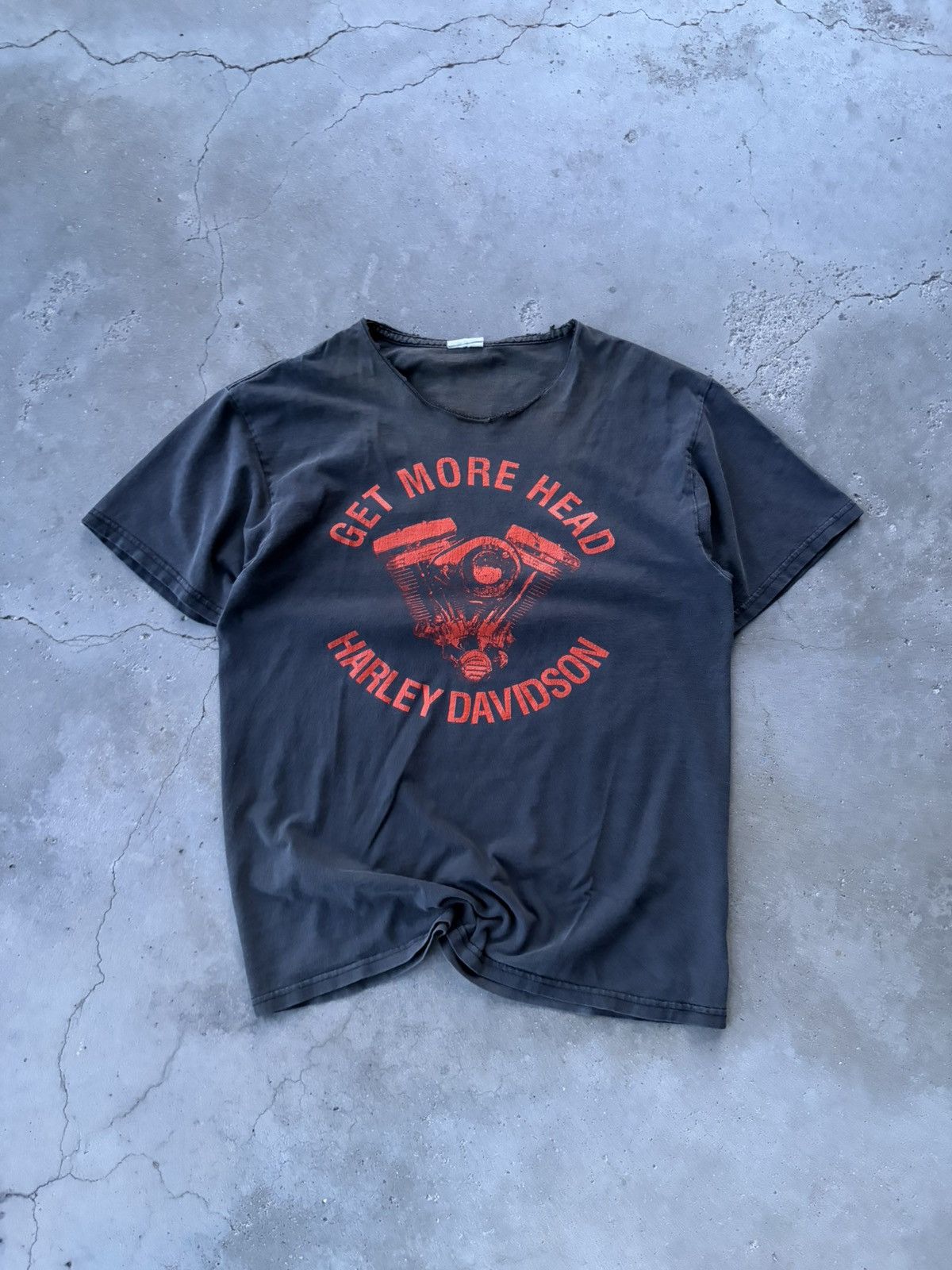 Harley Davidson Vintage Harley Davidson Head Shirt Size US M / EU 48-50 / 2 - 1 Thumbnail