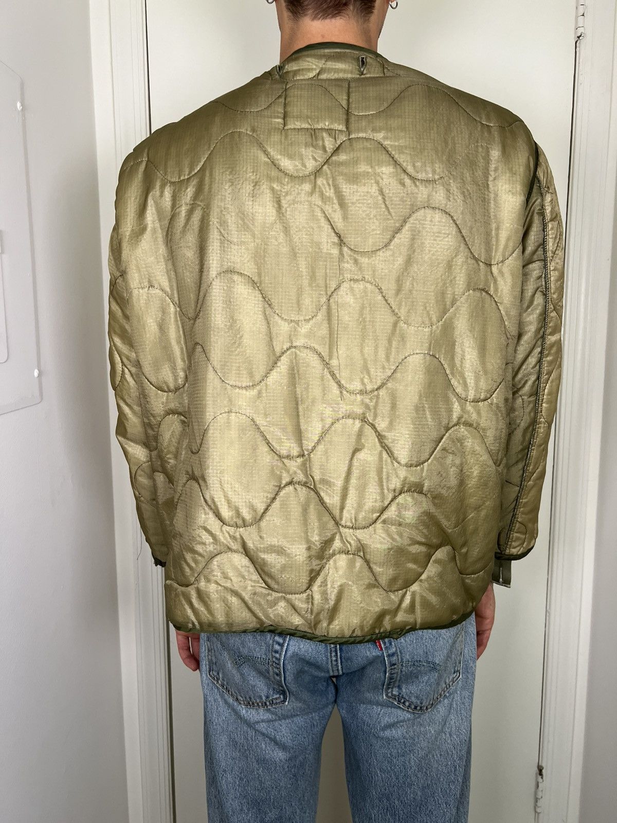 Vintage Vintage Light Green Military Liner Size US L / EU 52-54 / 3 - 4 Thumbnail
