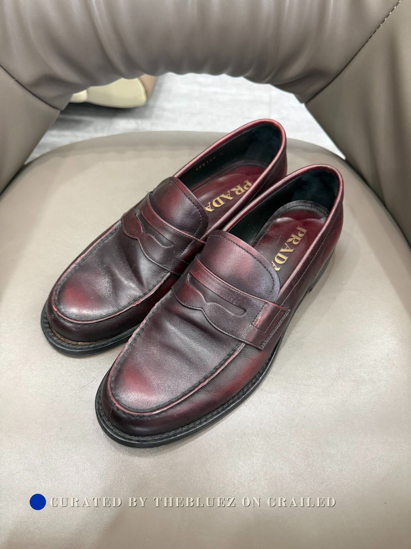 Prada Prada Deep Wine Red Loafers Size US 6 / IT 36 - 1 Thumbnail