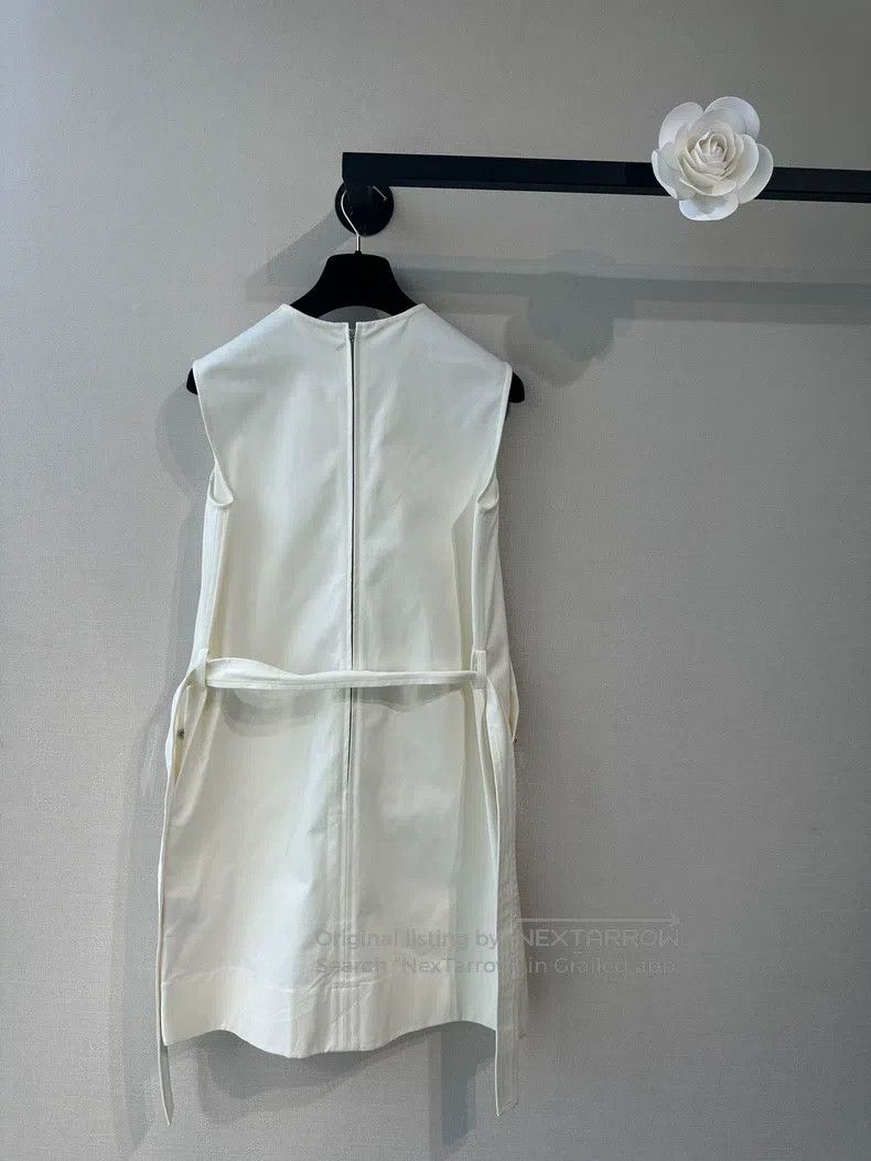 Hermes Hermes White vest sleeveless dress Size XS / US 0-2 / IT 36-38 - 4 Thumbnail