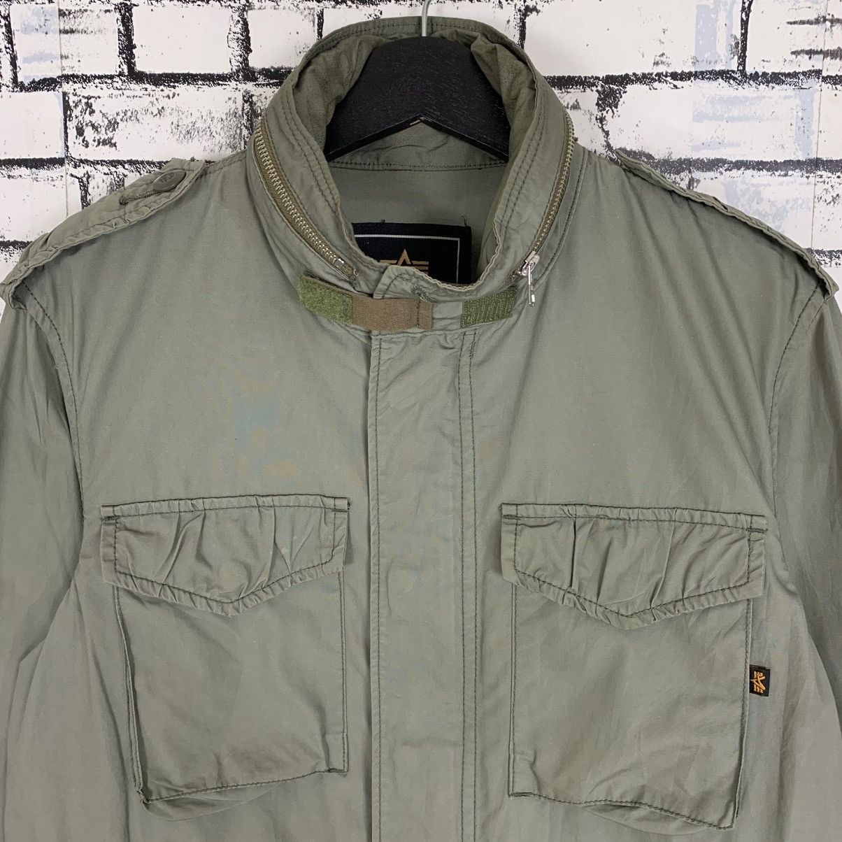 Alpha Industries × Designer × Vintage Vintage Alpha Industries Jacket Filed Jacket Size Medium Size US M / EU 48-50 / 2 - 4 Thumbnail