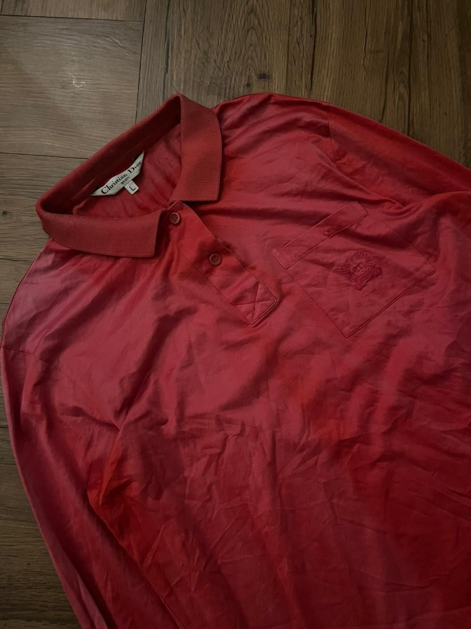 Christian Dior Monsieur × Dior 90s Cristian Dior sport - red polo sun faded Size US L / EU 52-54 / 3 - 3 Thumbnail