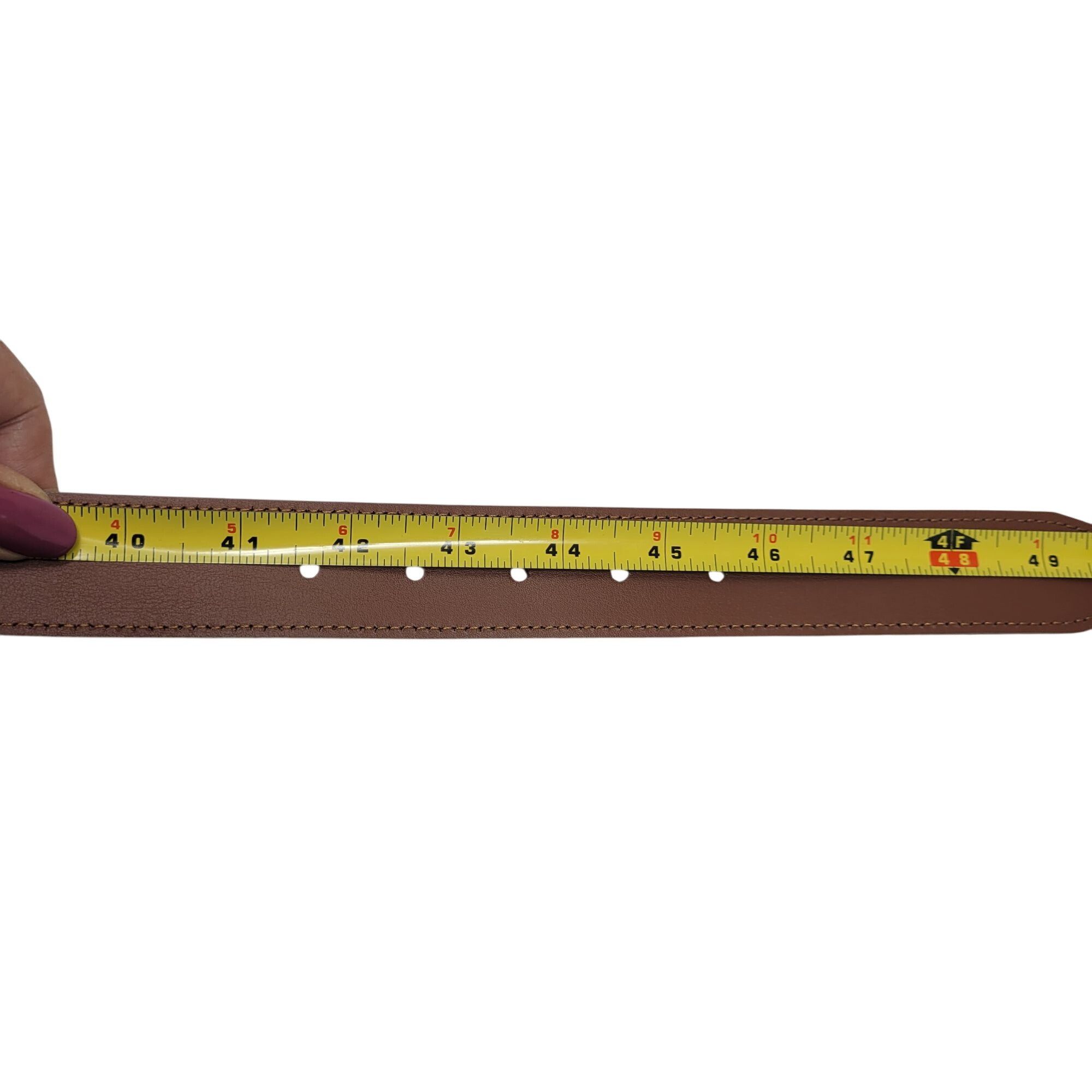 Johnston & Murphy Johnston & Murphy Mens Perforated Gray Suede Belt 44" Gunmet Size 32 - 5 Thumbnail