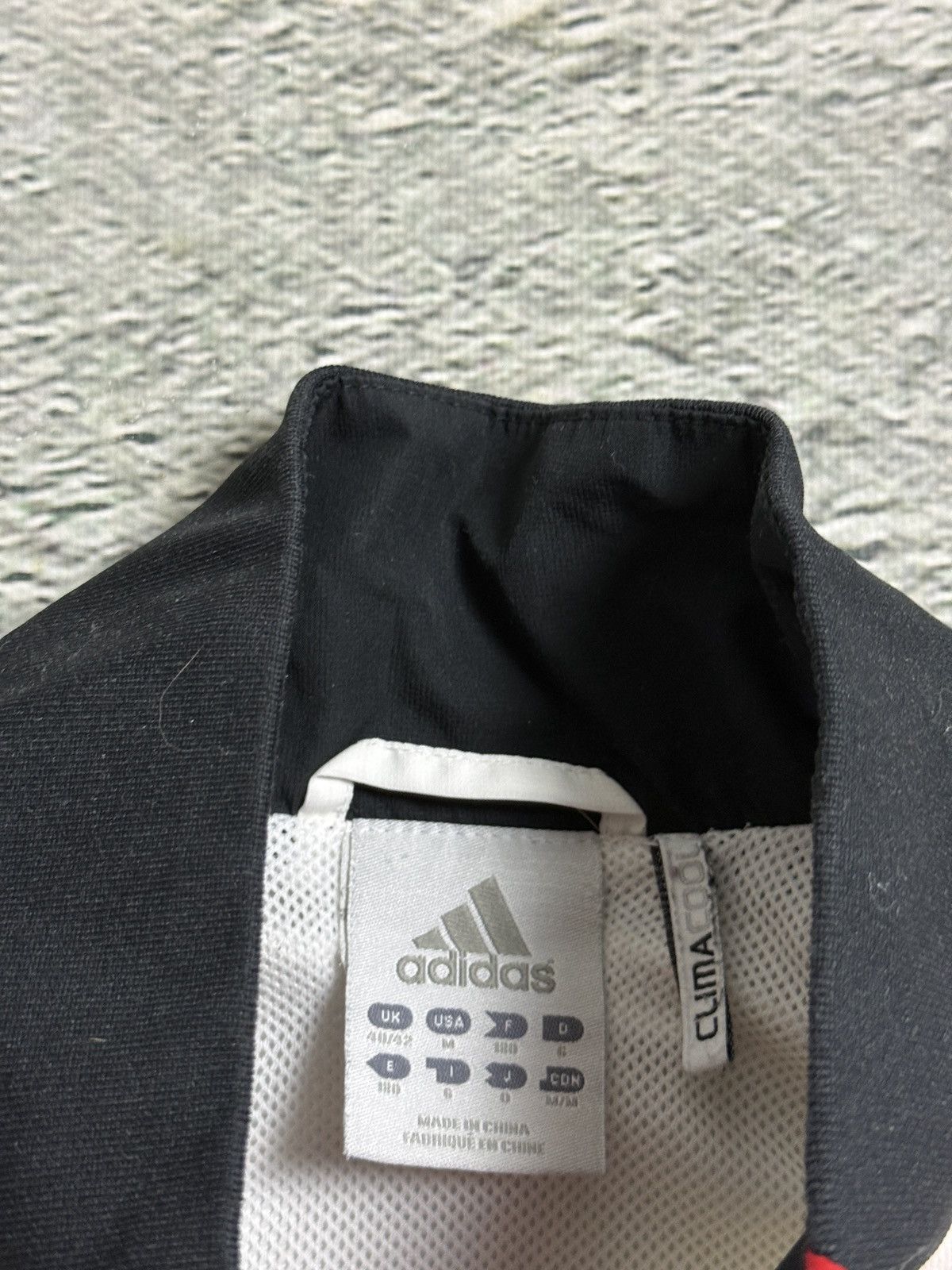 AC Milan Adidas tracksuit white Champions League