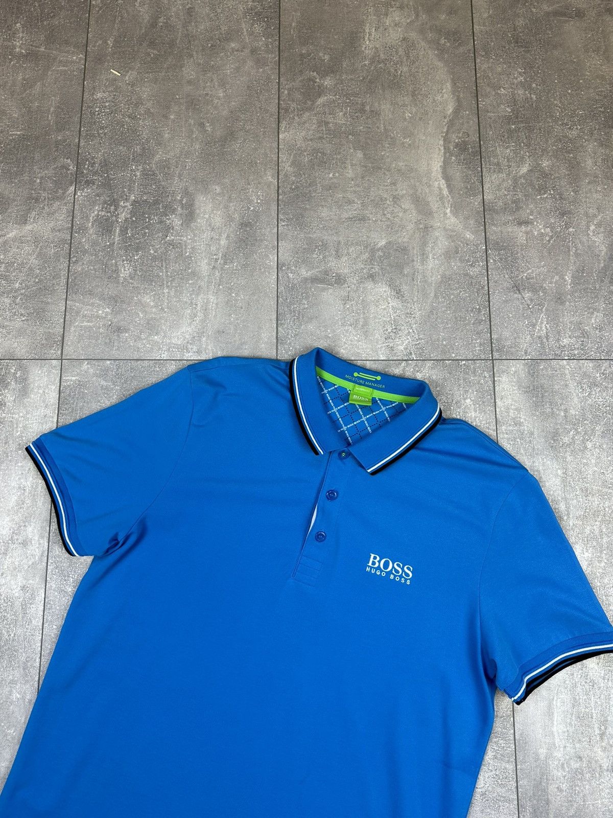 Hugo Boss Blue Basic Hugo Boss Polo Size US L / EU 52-54 / 3 - 4 Thumbnail