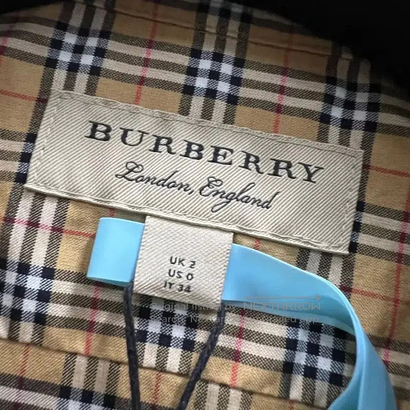 Burberry Burberry Khaki Checked Long Sleeve Shirt. Size XXS / US 00 / IT 34 - 4 Thumbnail