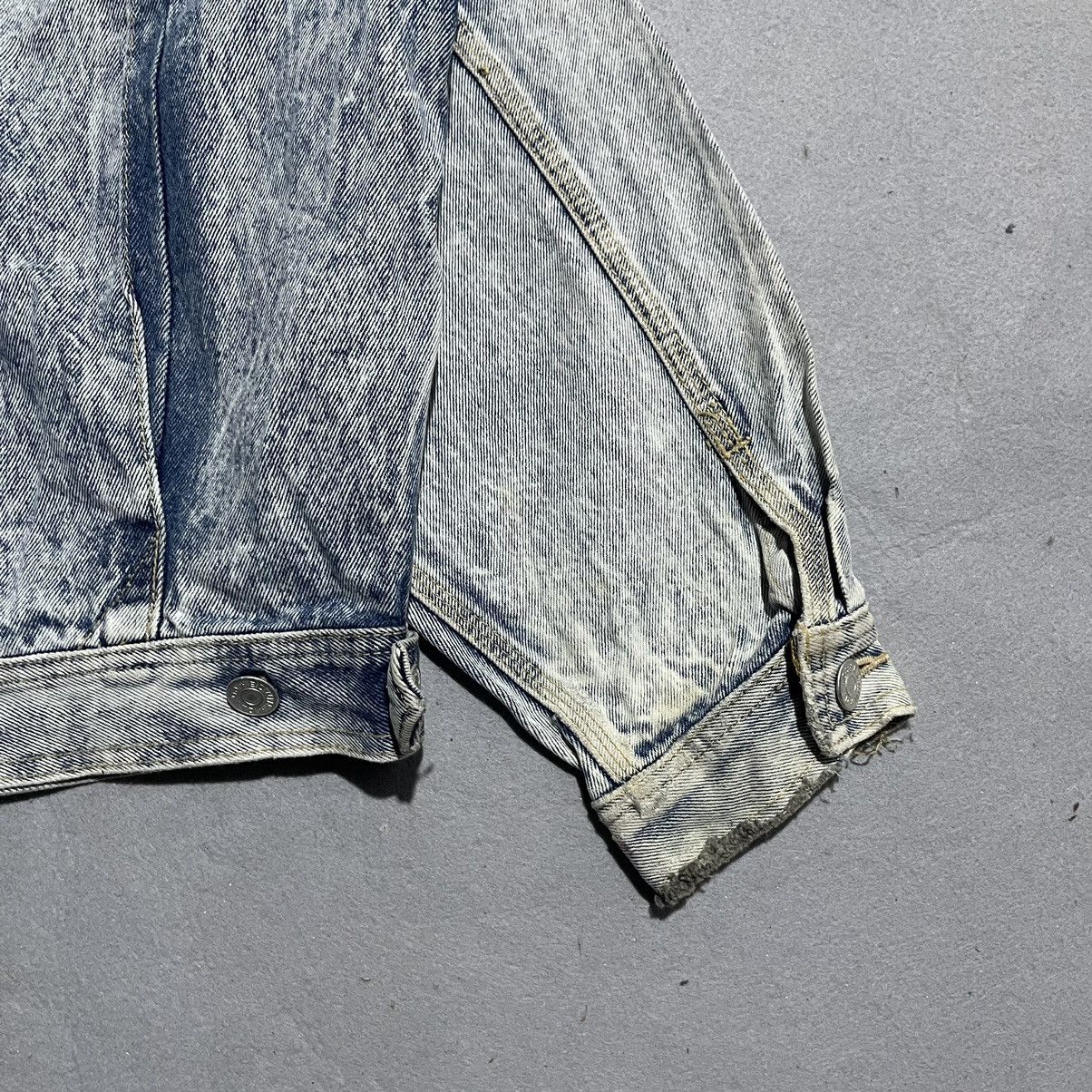 Edwin Vintage Early-90s Edwin Acid Wash Denim Trucker Jacket Japan Size US M / EU 48-50 / 2 - 9 Thumbnail