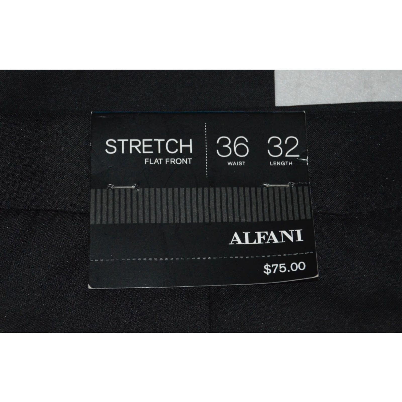 Alfani Alfani Dress Pants Men's Classic-Fit Solid Stretch Black 36x32 Size US 36 / EU 52 - 5 Thumbnail