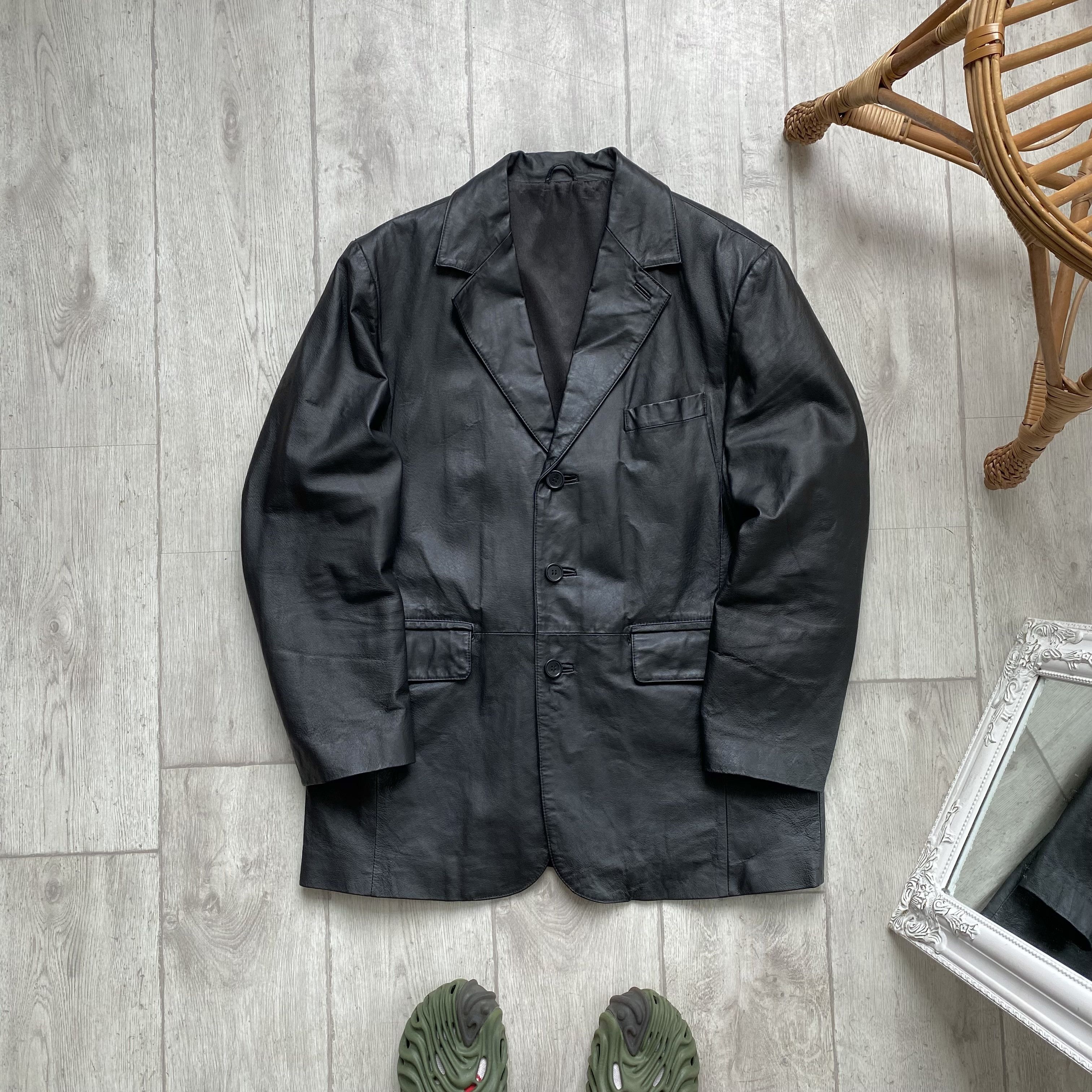 ジャケット・アウター HELMUT LANG lether tailored jacket 0400022400828_BLACK?wid=600&